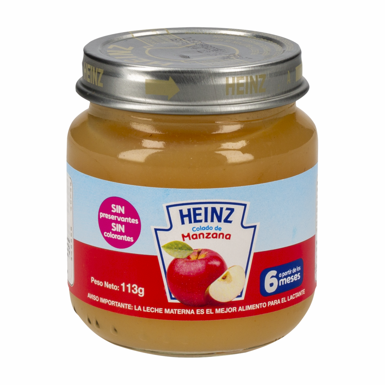 Compota Colado Manzana HEINZ 113 G