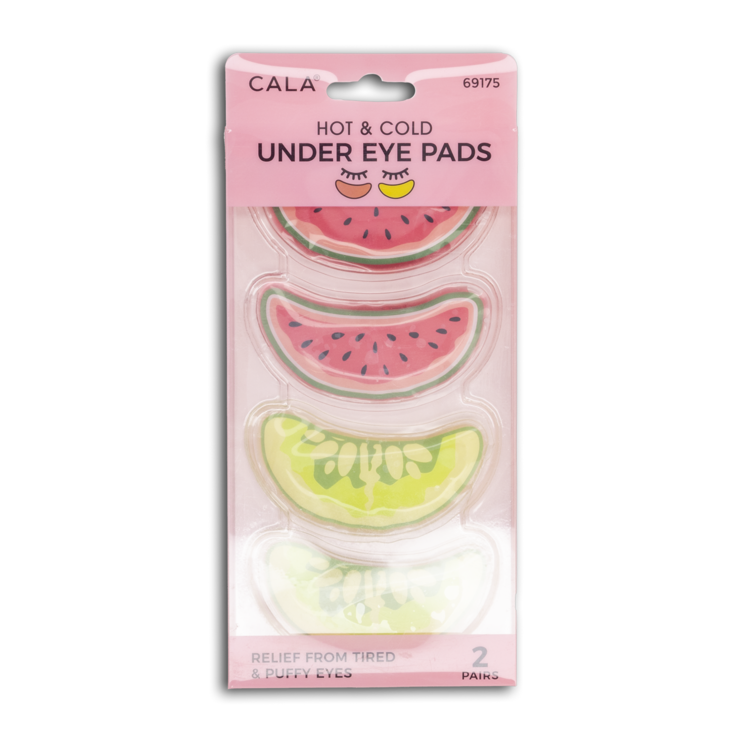 Mascarilla Para Ojos Caliente Y Frio Sandia Y Pepino CALA Unidad