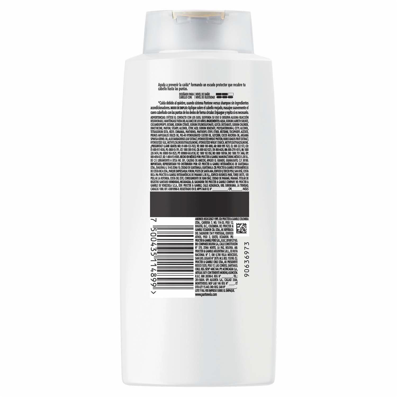 Shampoo De Cabello Control Caída PANTENE 700 Ml