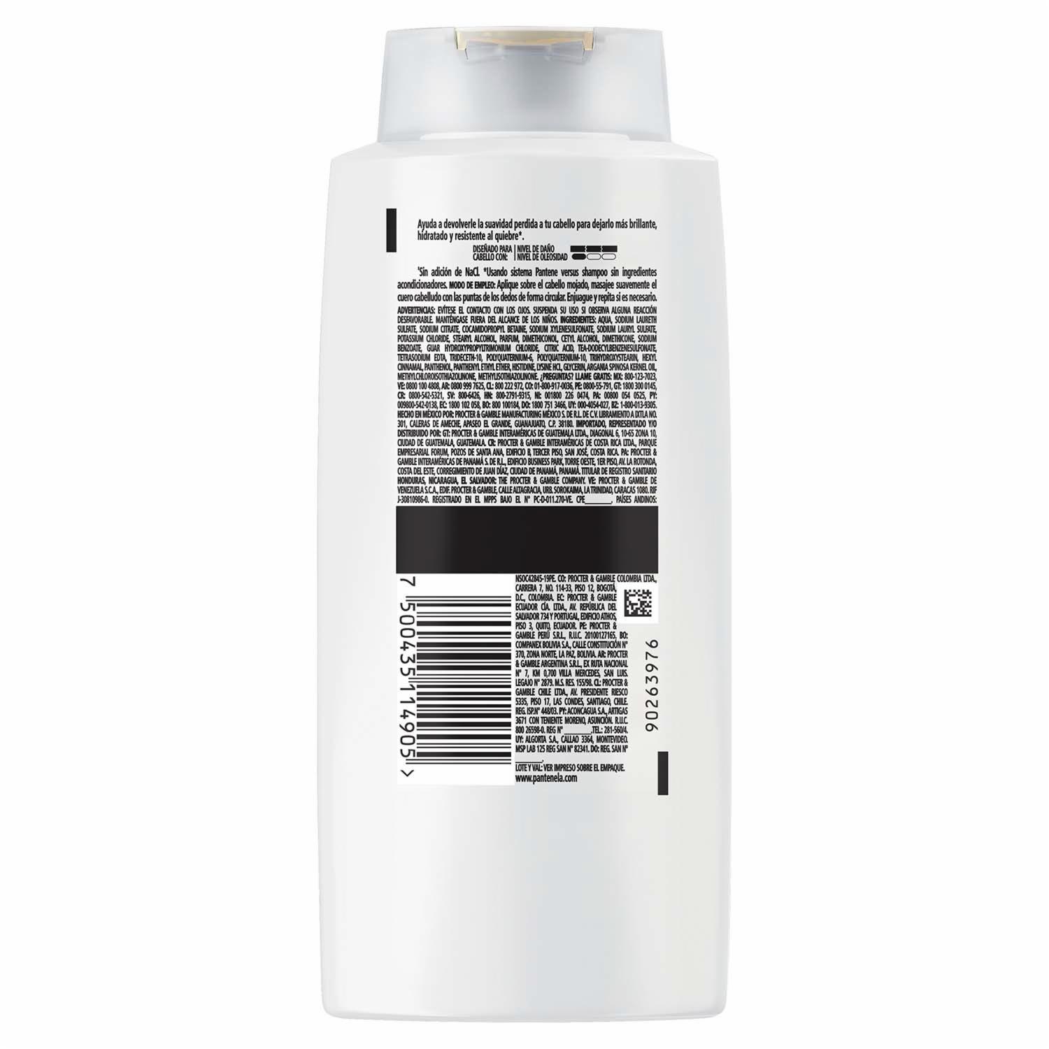 Shampoo De Cabello Hidratación Extrema PANTENE 700 Ml