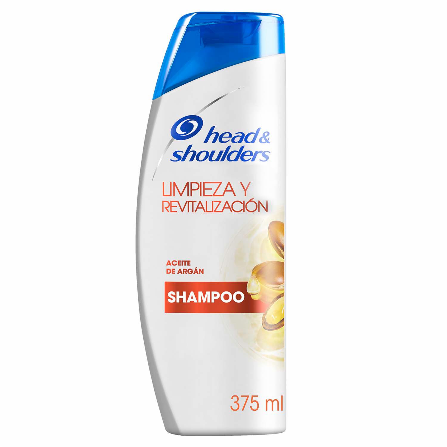 Shampoo De Cabello Argán Limpieza Y Revitalización HEAD & SHOULDERS 375 Ml