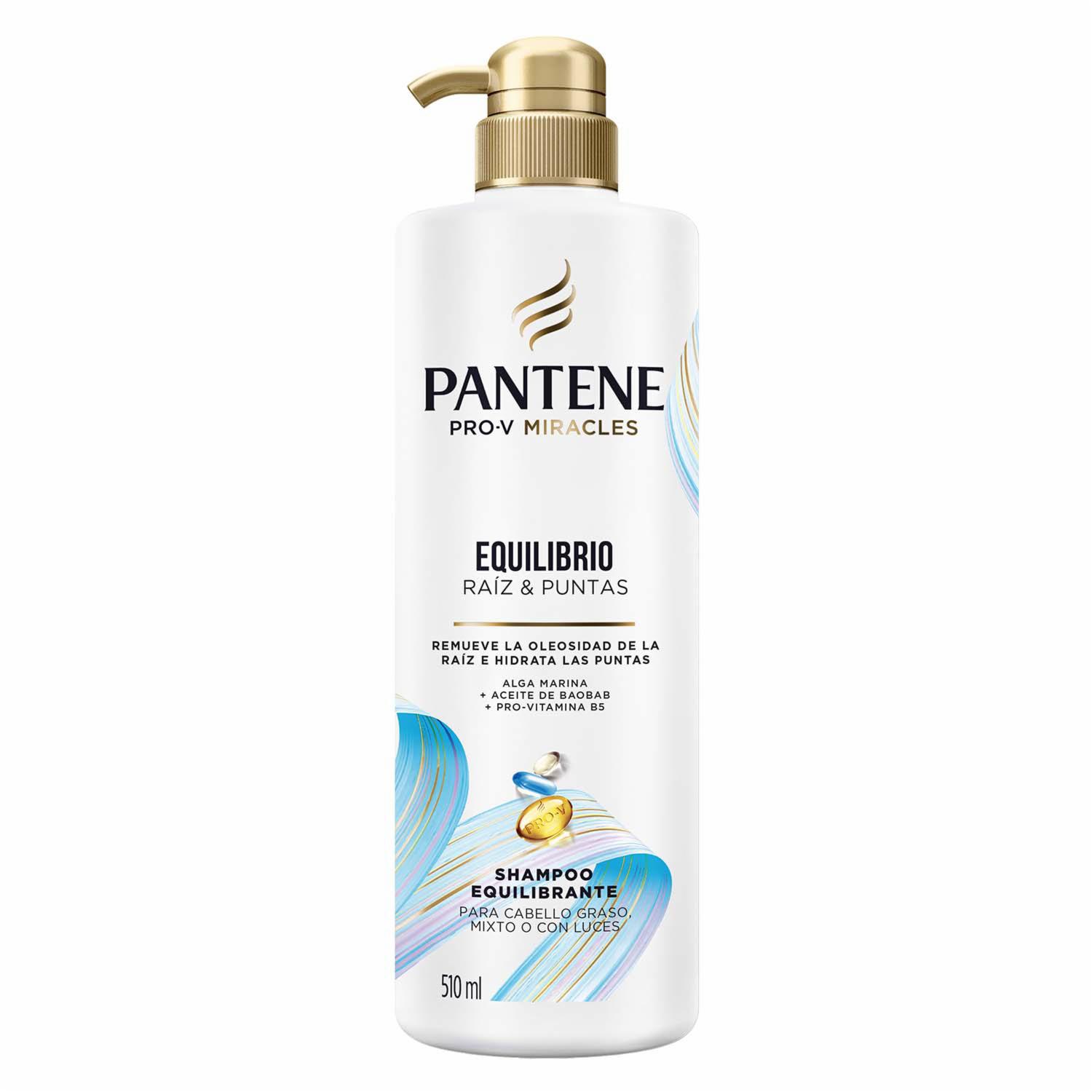 Shampoo De Cabello Equilibrio Raíz y Puntas Pro-V Miracles PANTENE 510 Ml