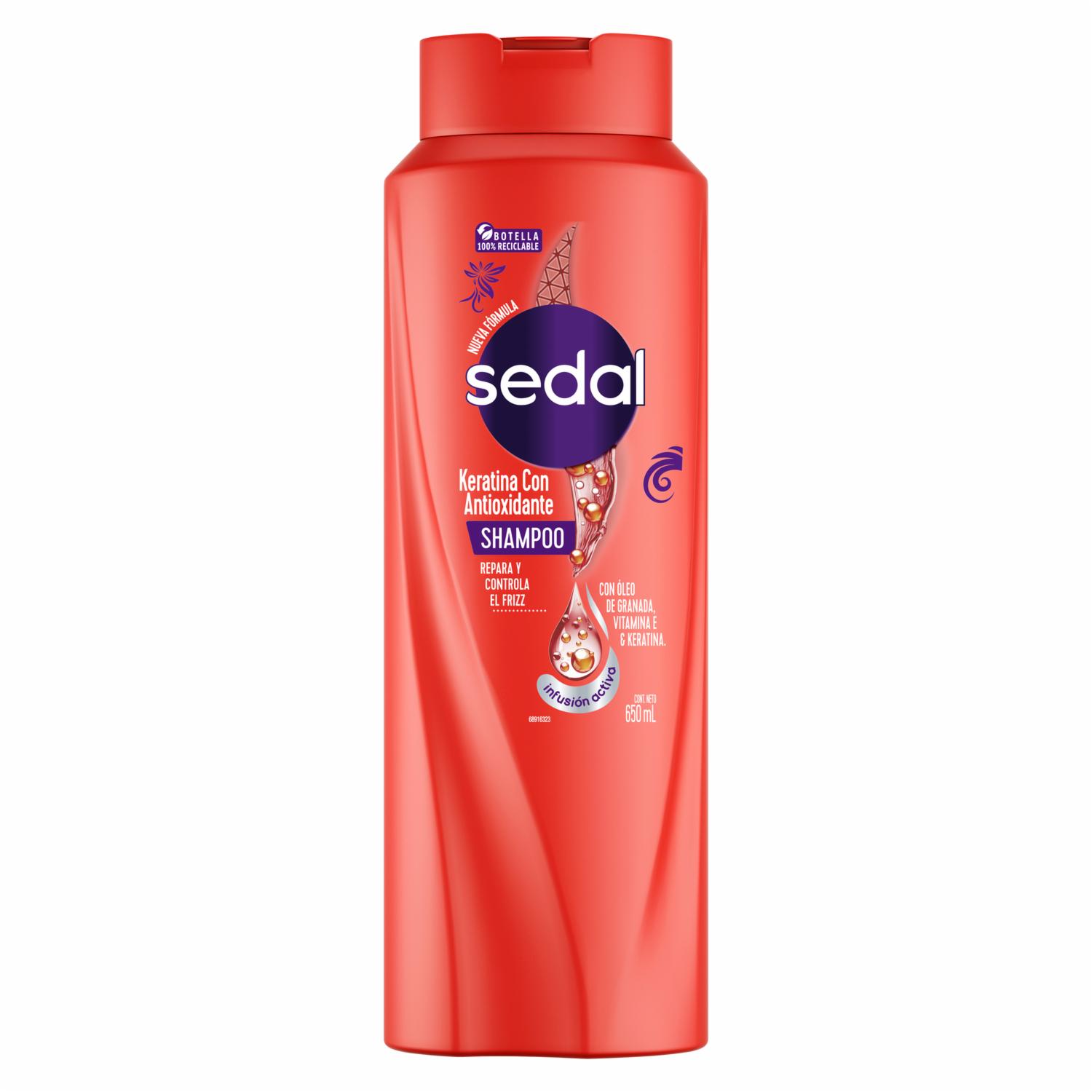 Shampoo De Cabello Keratina Y Antioxidantes SEDAL 650 Ml