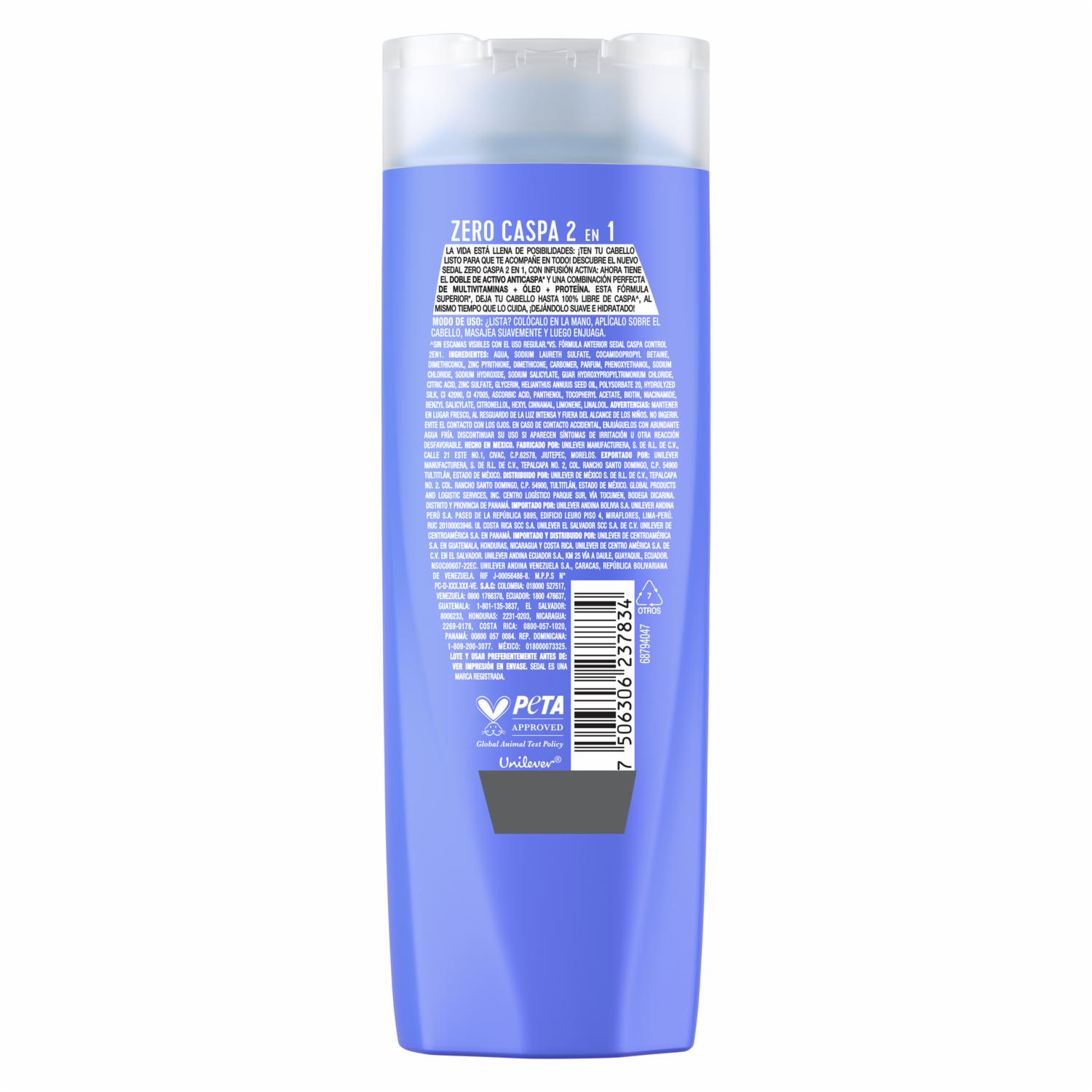 Shampoo De Cabello Caspa Control SEDAL 190 Ml