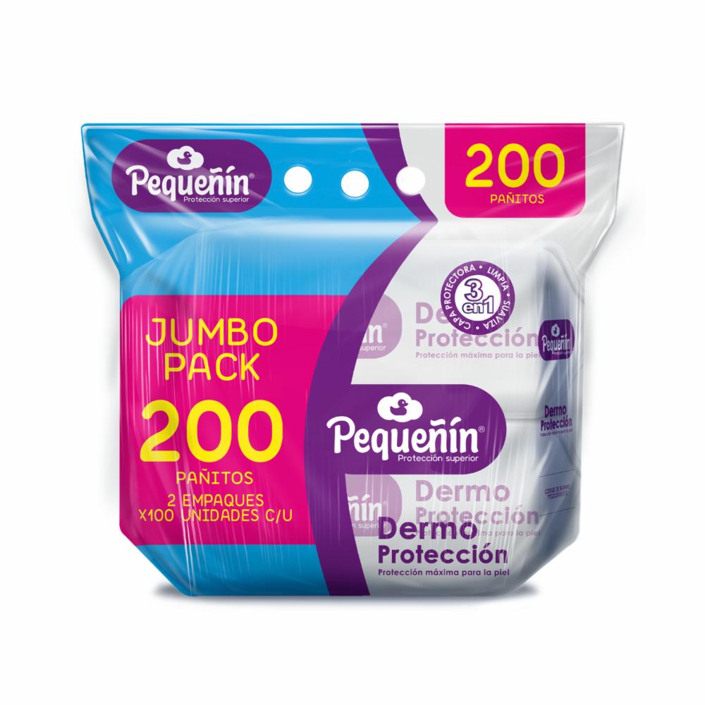 Paños Húmedos Dermo Protección PEQUEÑÍN X 200 Uds Supermaxi