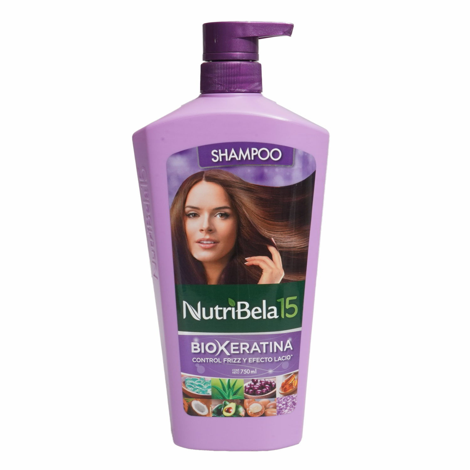 Shampoo De Cabello Biokeratina Anti Frizz NUTRIBELA 750 Ml