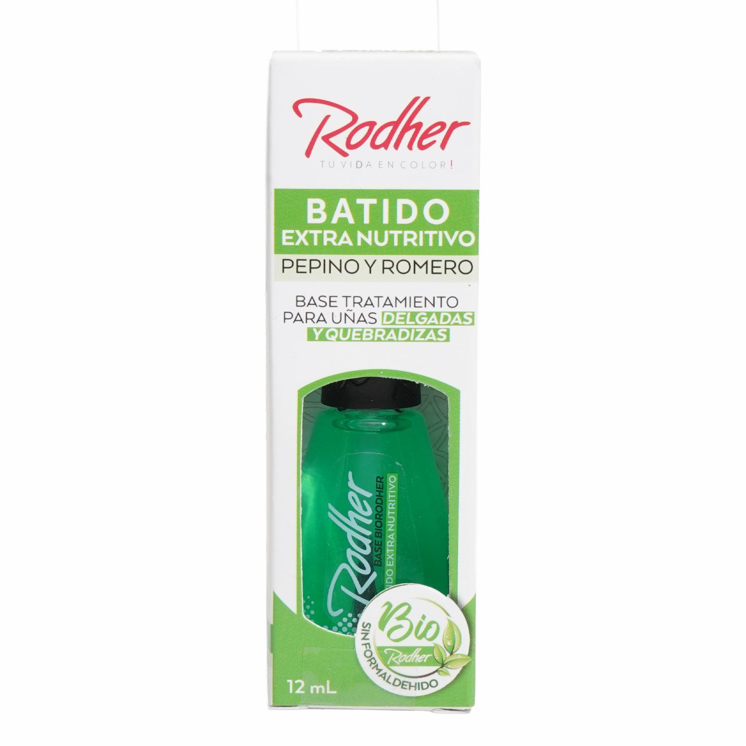 Tratamiento De Uñas Extra Nutritivo Pepino Y Romero RODHER 12 Ml