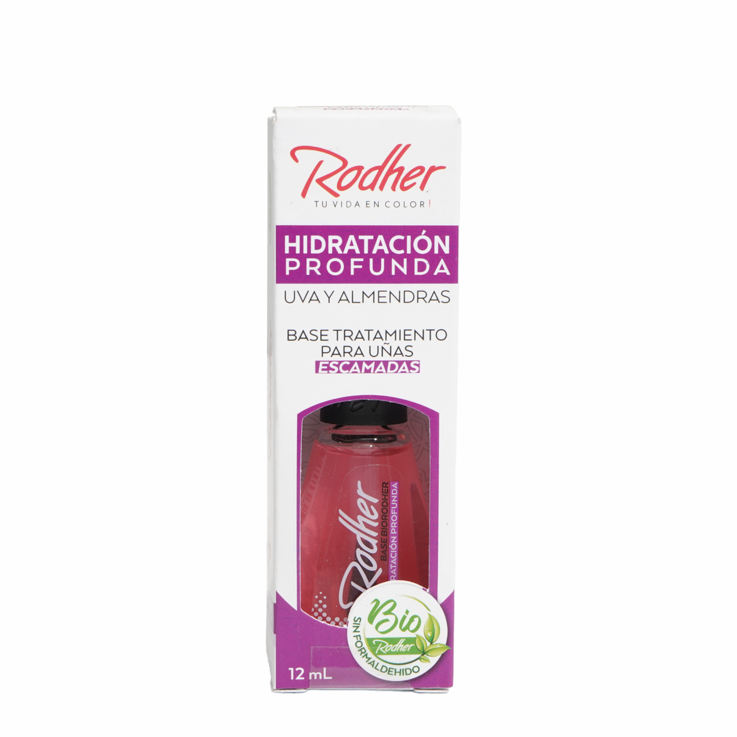 Tratamiento De Uñas Hidratante Profunda Uva Y Almendras RODHER 12 Ml