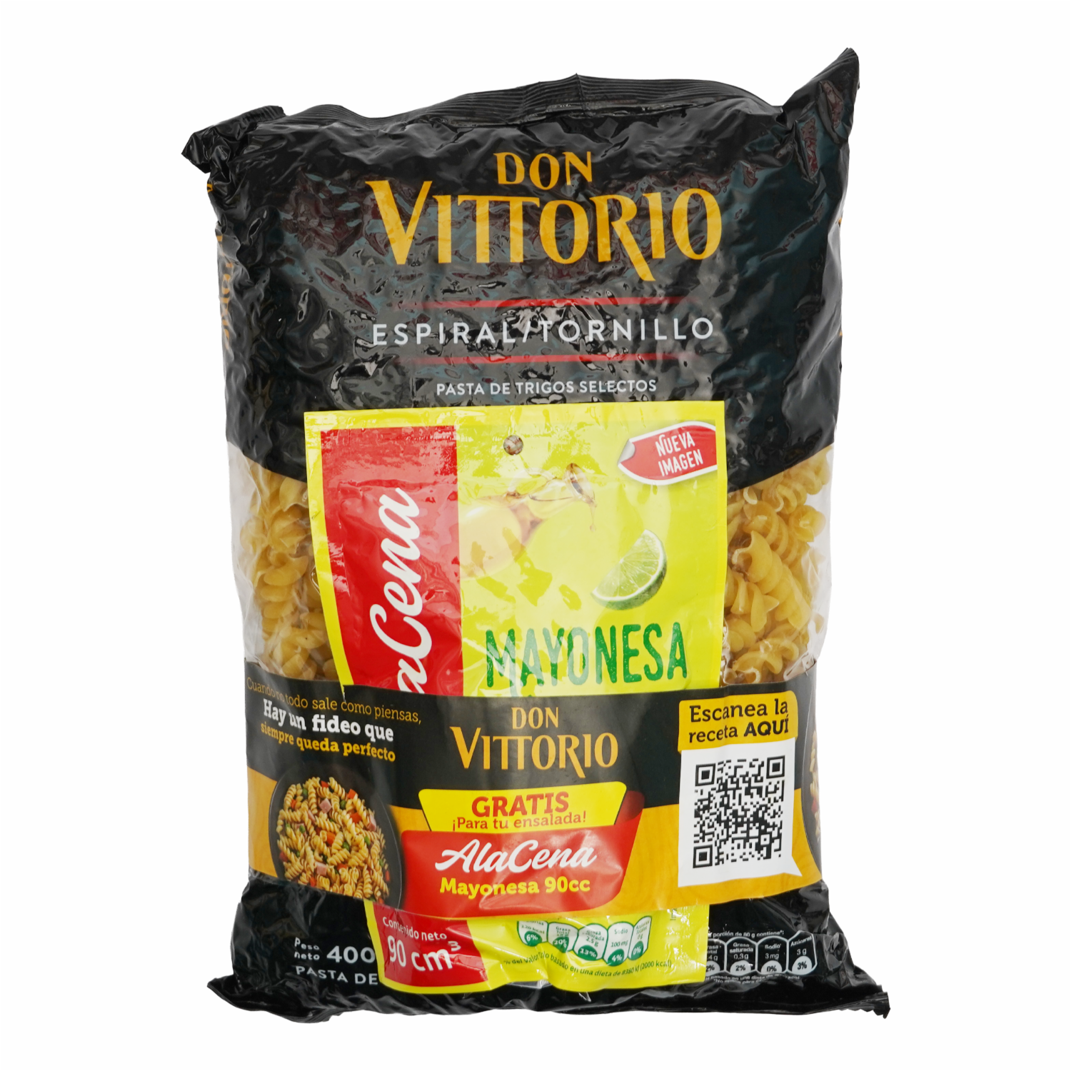 Fideo Espiral + Mayonesa DON VITTORIO 400 G