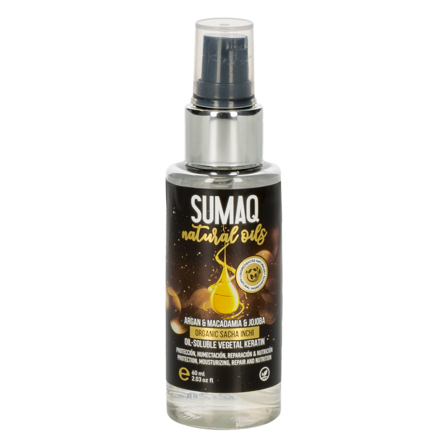 Tratamiento Capilar Con Aceites Naturales De Sacha Inchi SUMAQ 60 Ml