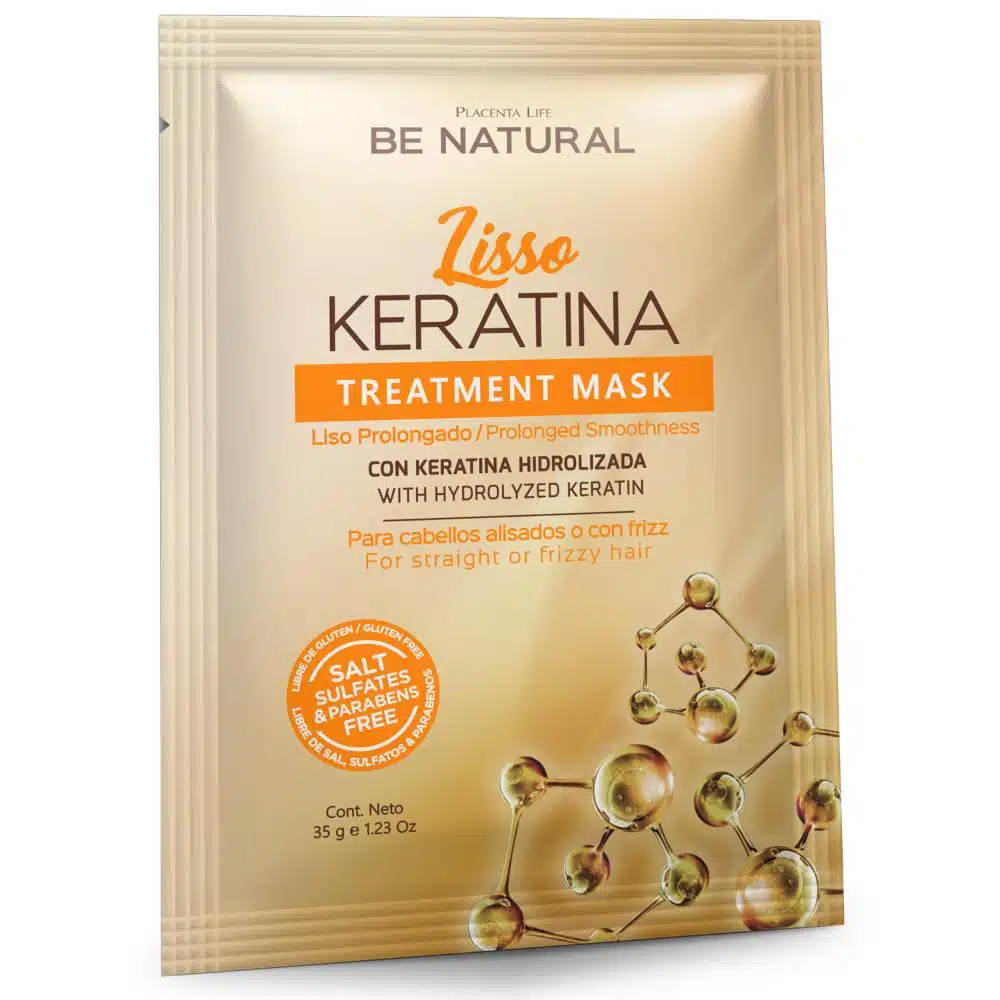 Tratamiento Capilar Cabello Liso Y Brillante Con Keratina BE