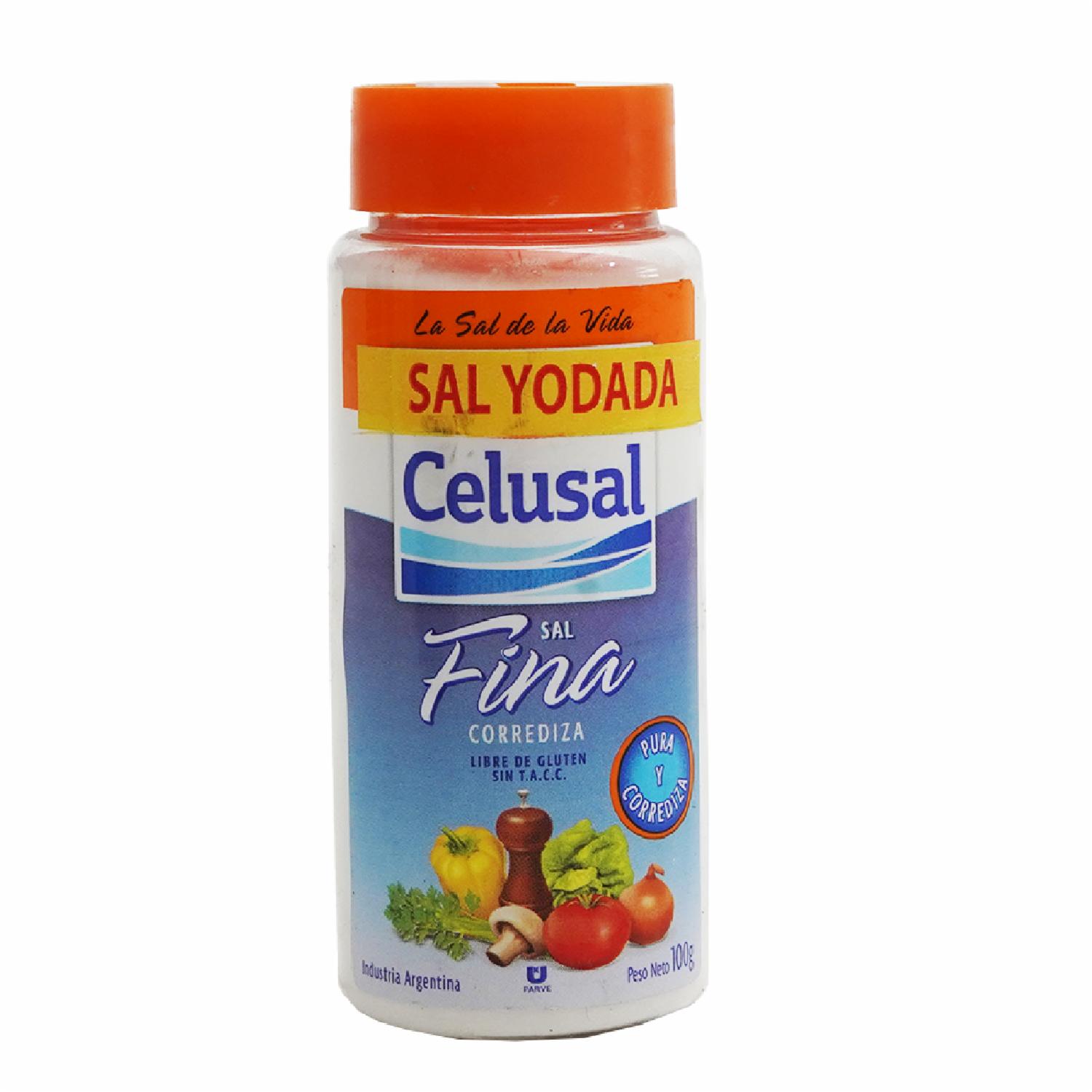 Sal Fina Salero Sin Gluten CELUSAL Frasco