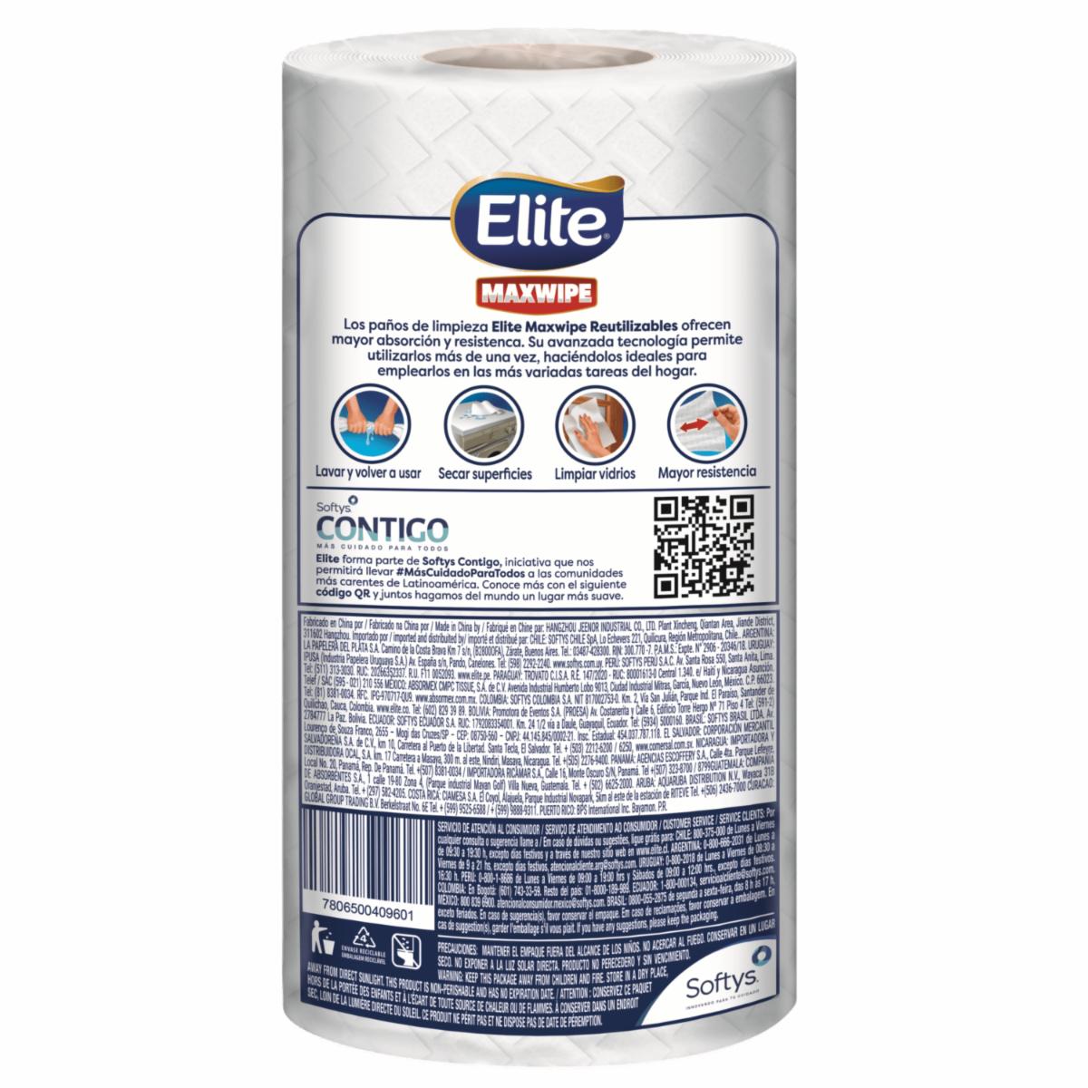 Toalla De Papel Reutilizable Maxwipe ELITE 1 X 11 m