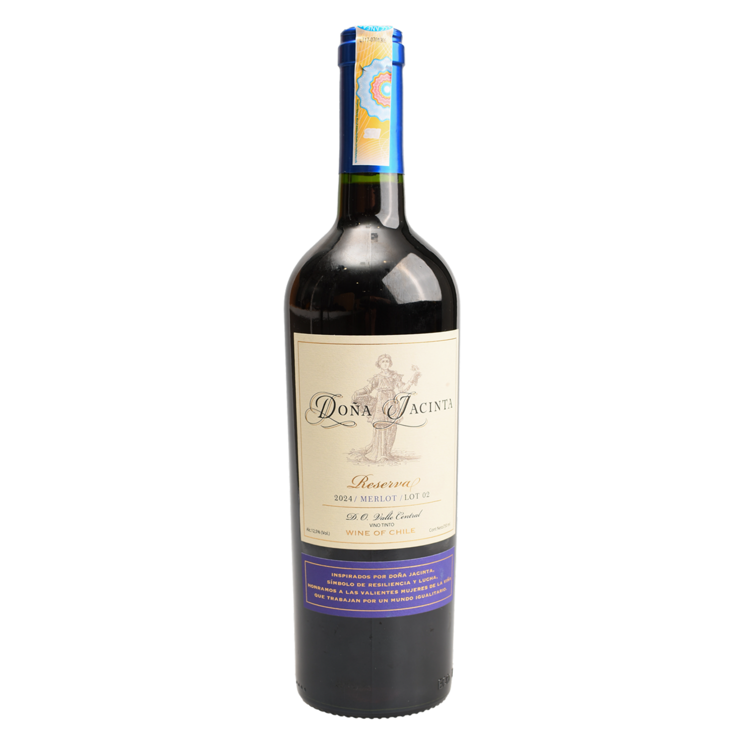 Vino Tinto Merlot DoÑa Jacinta 750 Ml