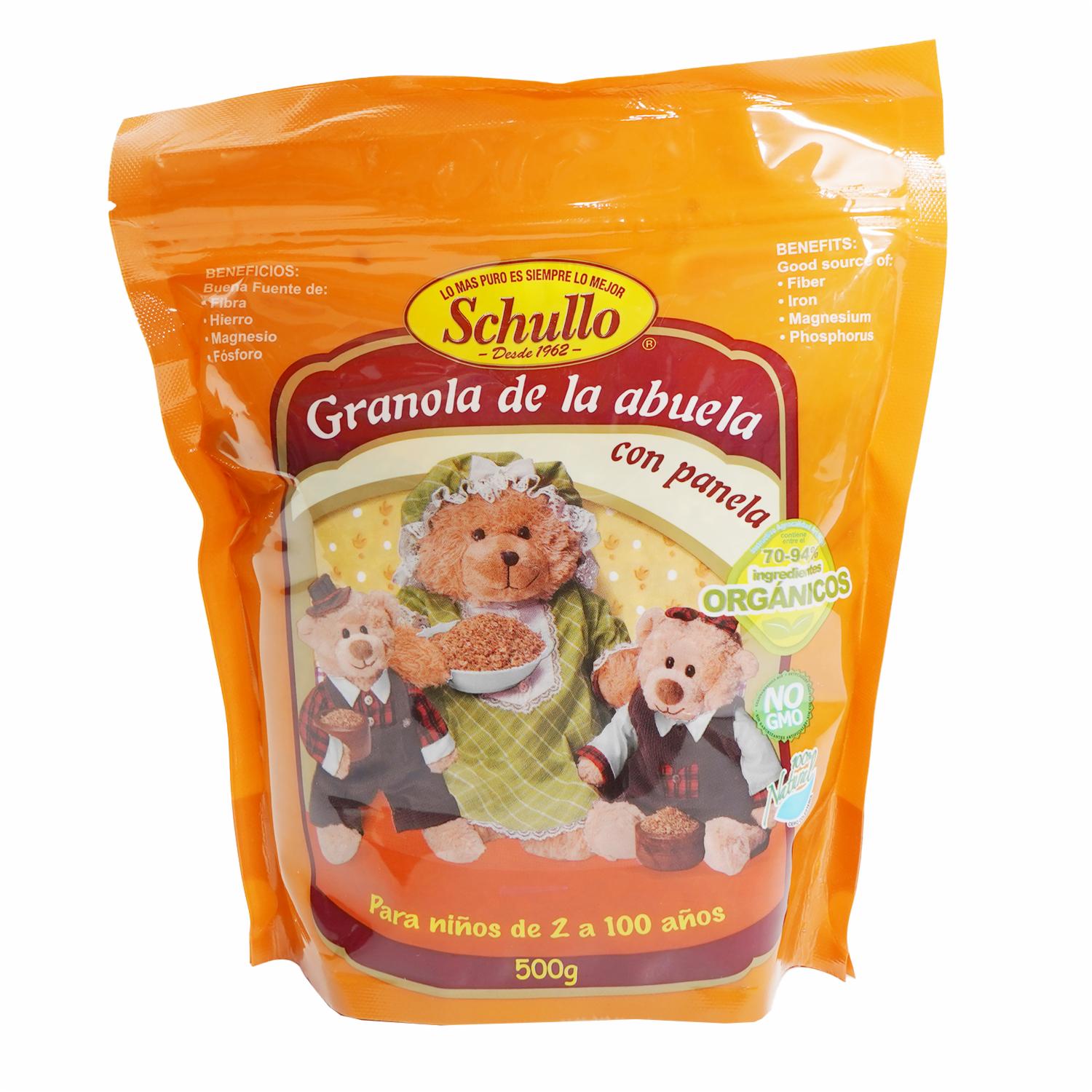 Granola Orgánica De La Abuela SCHULLO 500 G