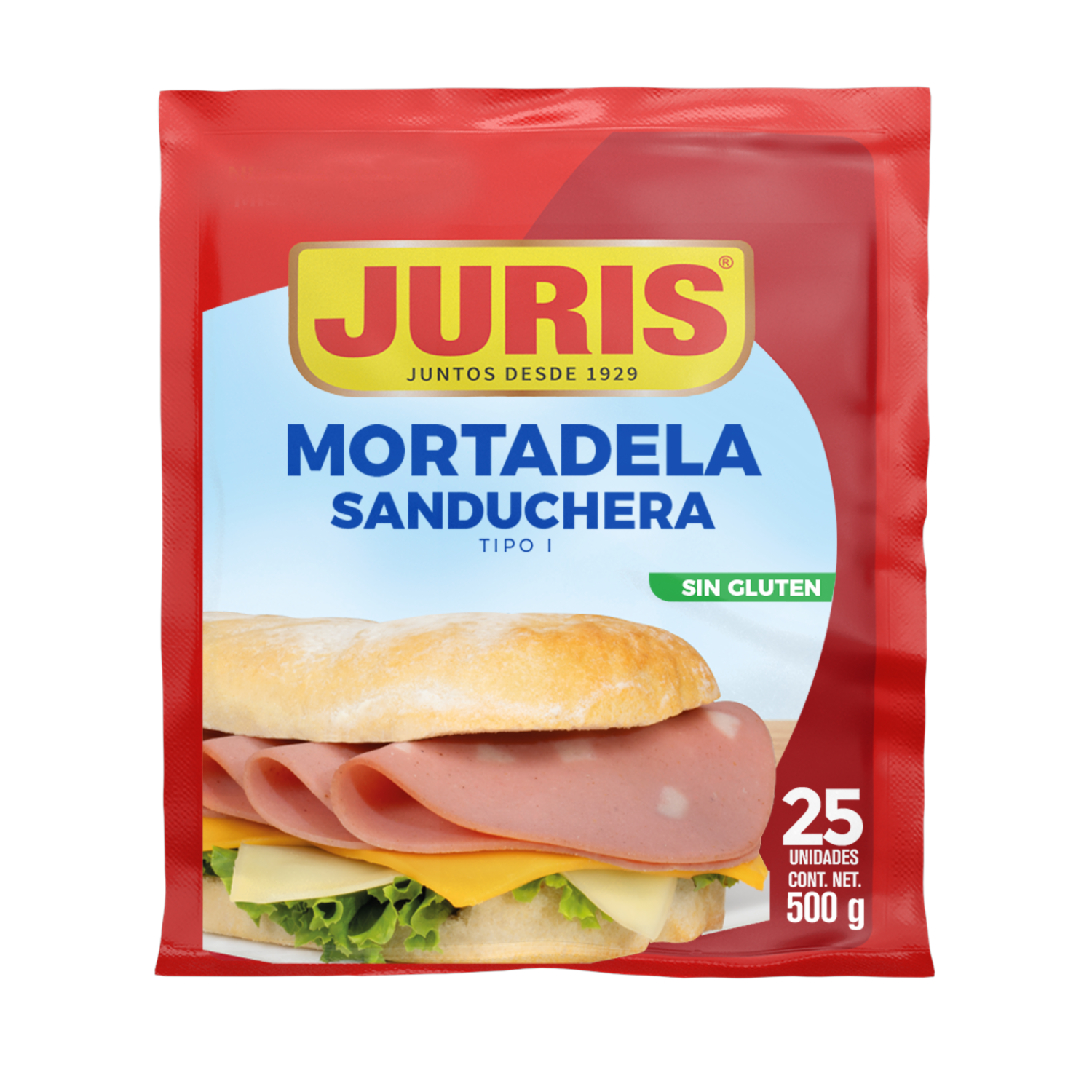 Mortadela Sanduchera Tipo I JURIS 500 G