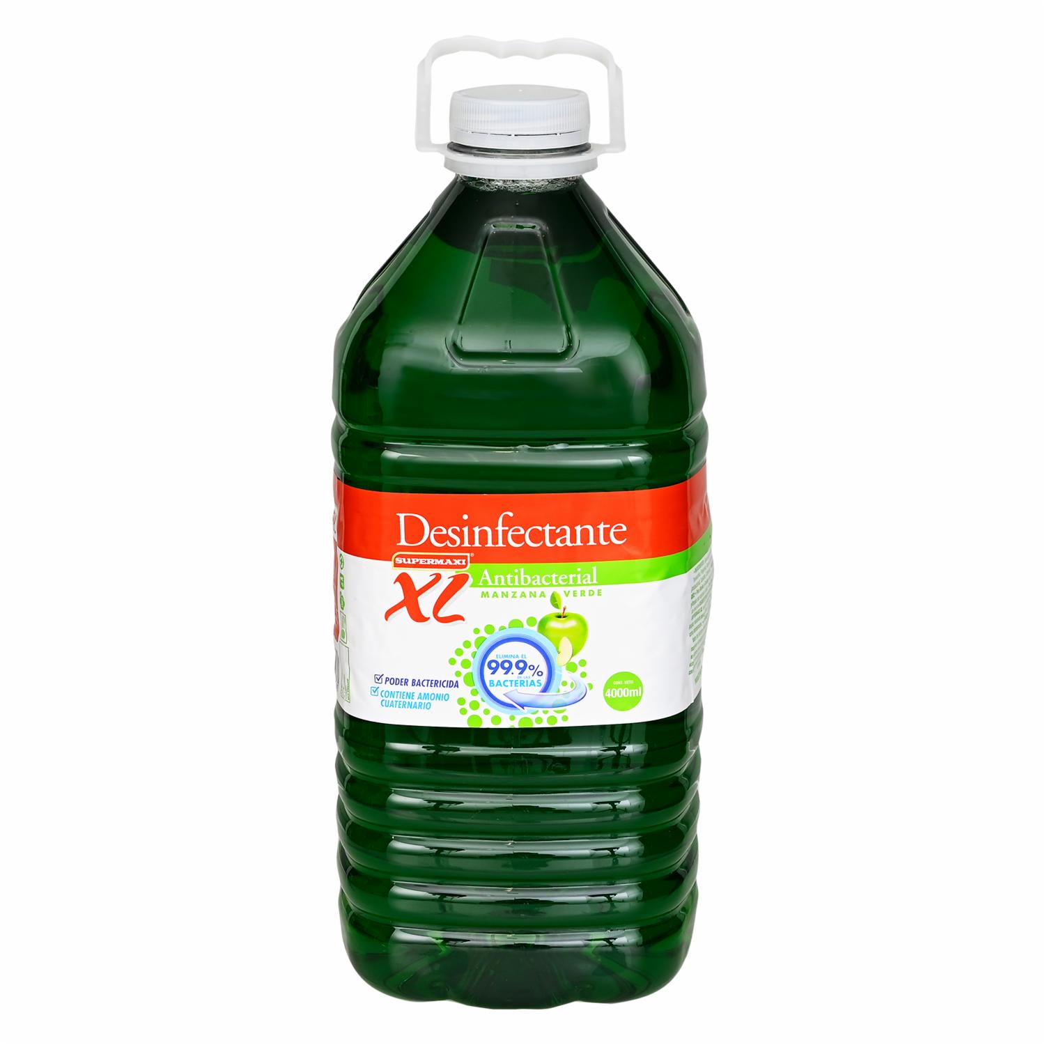 Desinfectante Fragancia Manzana Verde SUPERMAXI 4000 M