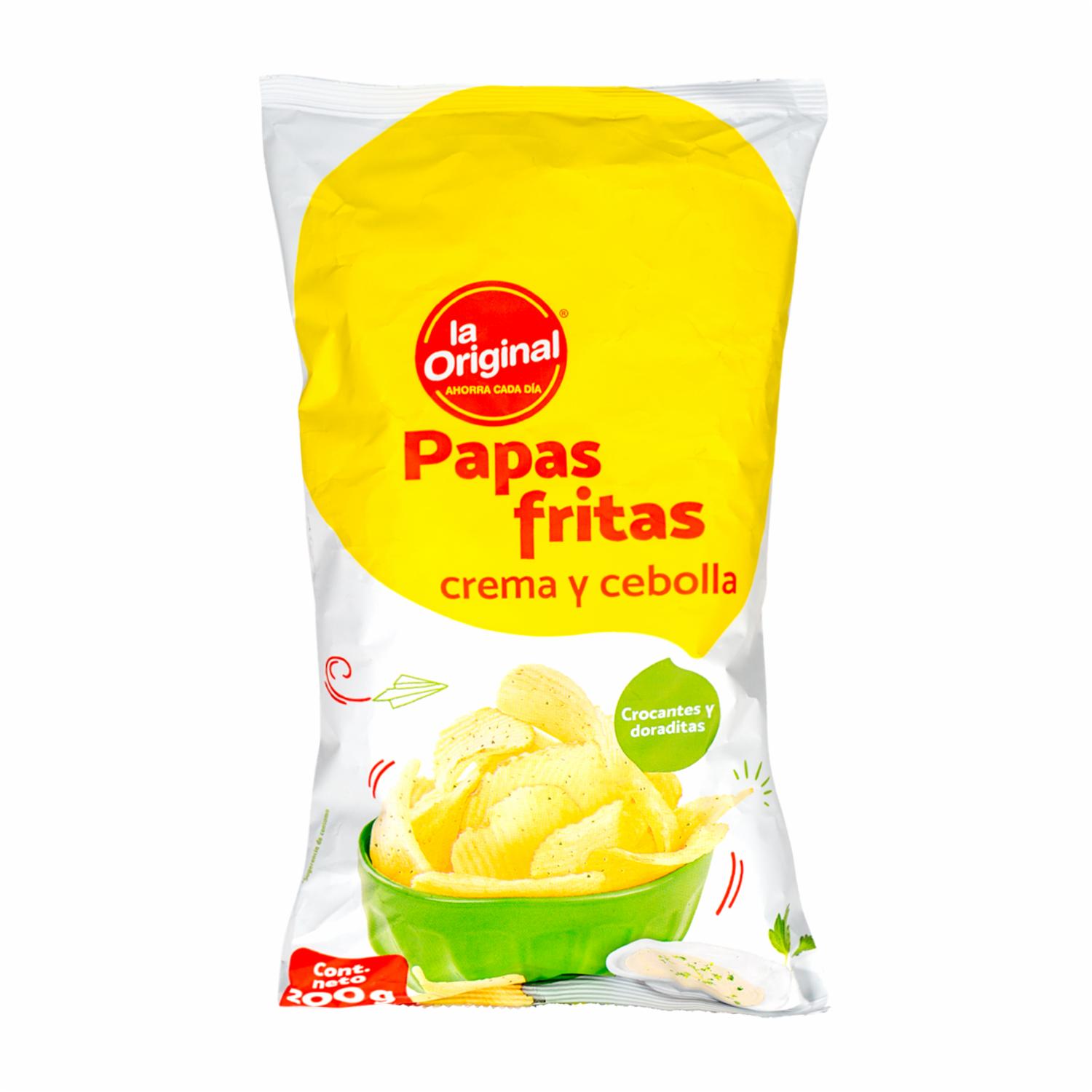 Papas Crema Y Cebolla LA ORIGINAL 200 Ml