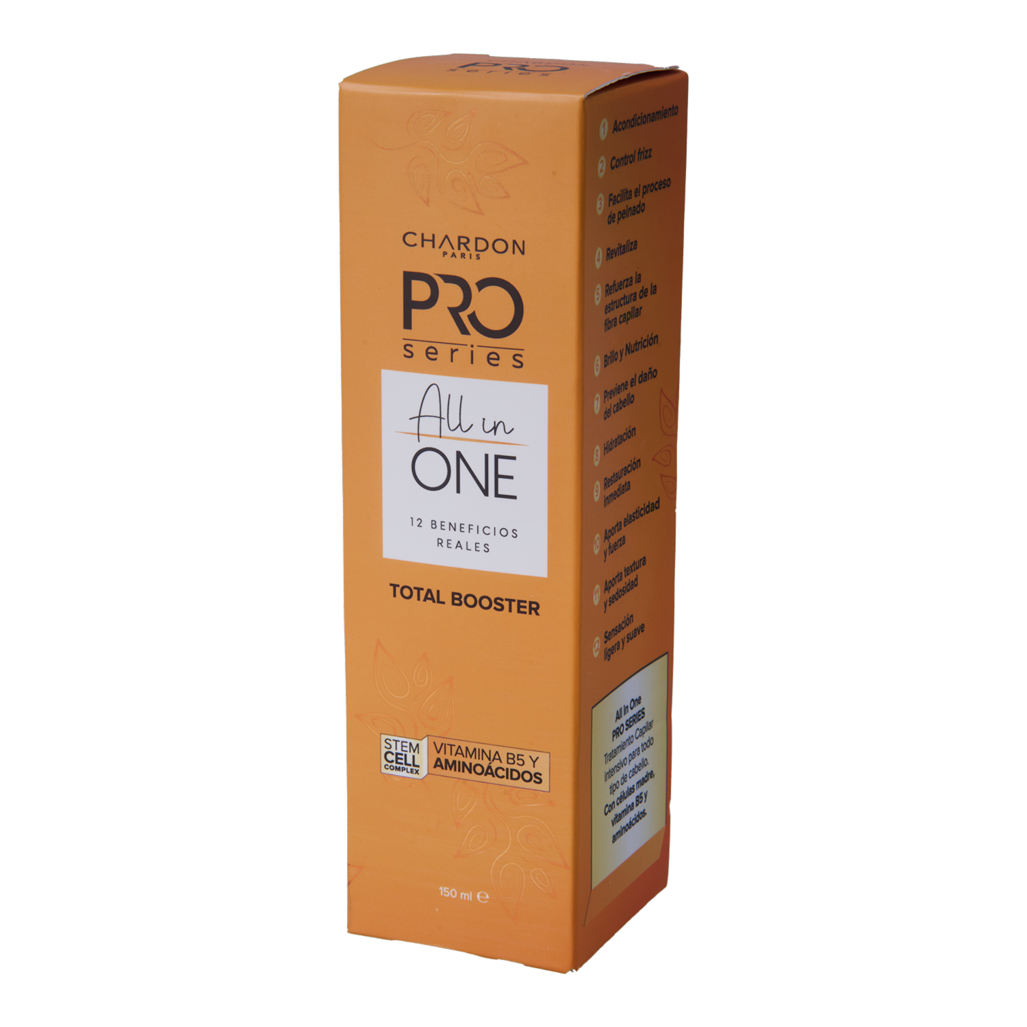 Tratamiento Capilar Línea Pro Series All In One Total Booster Con Vitamina B5 Y Aminoácidos CHARDON PARIS 150 Ml