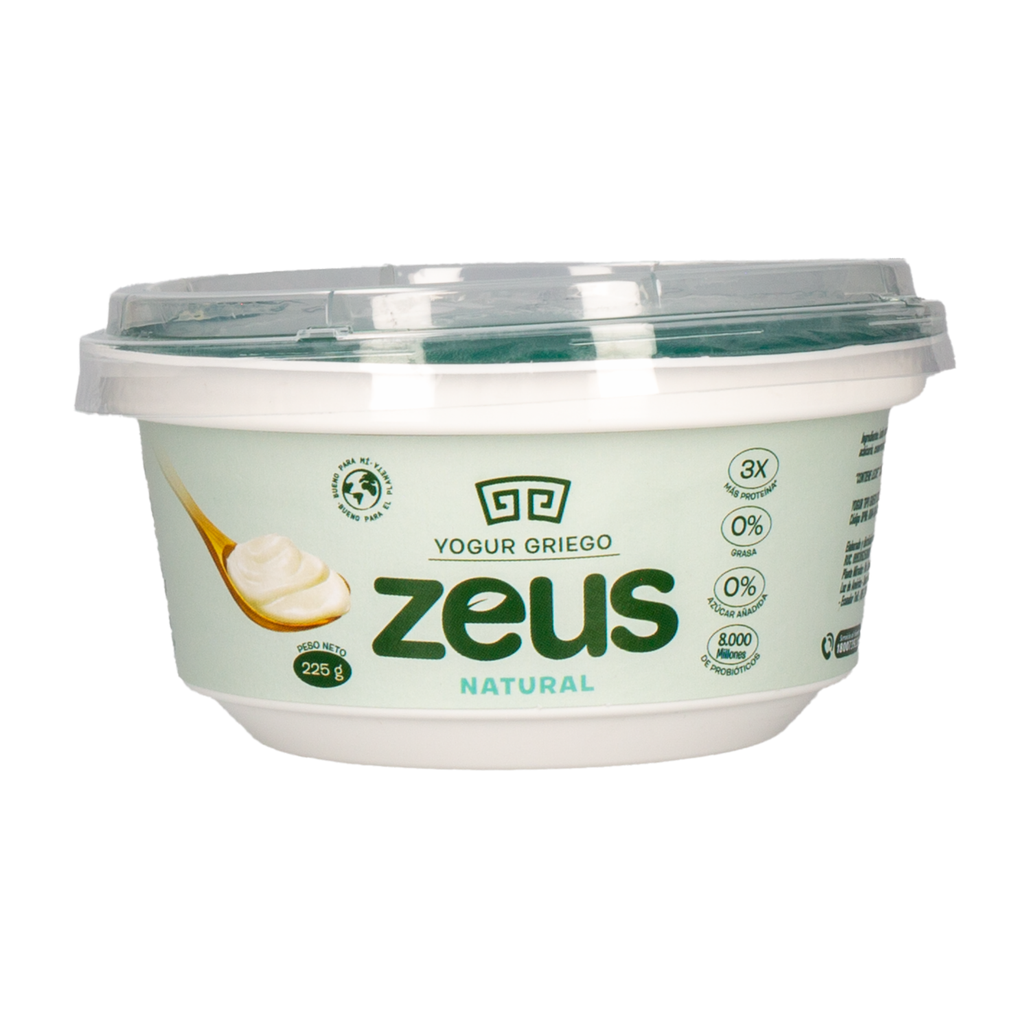 Yogurt Griego Natural ZEUS 225 G