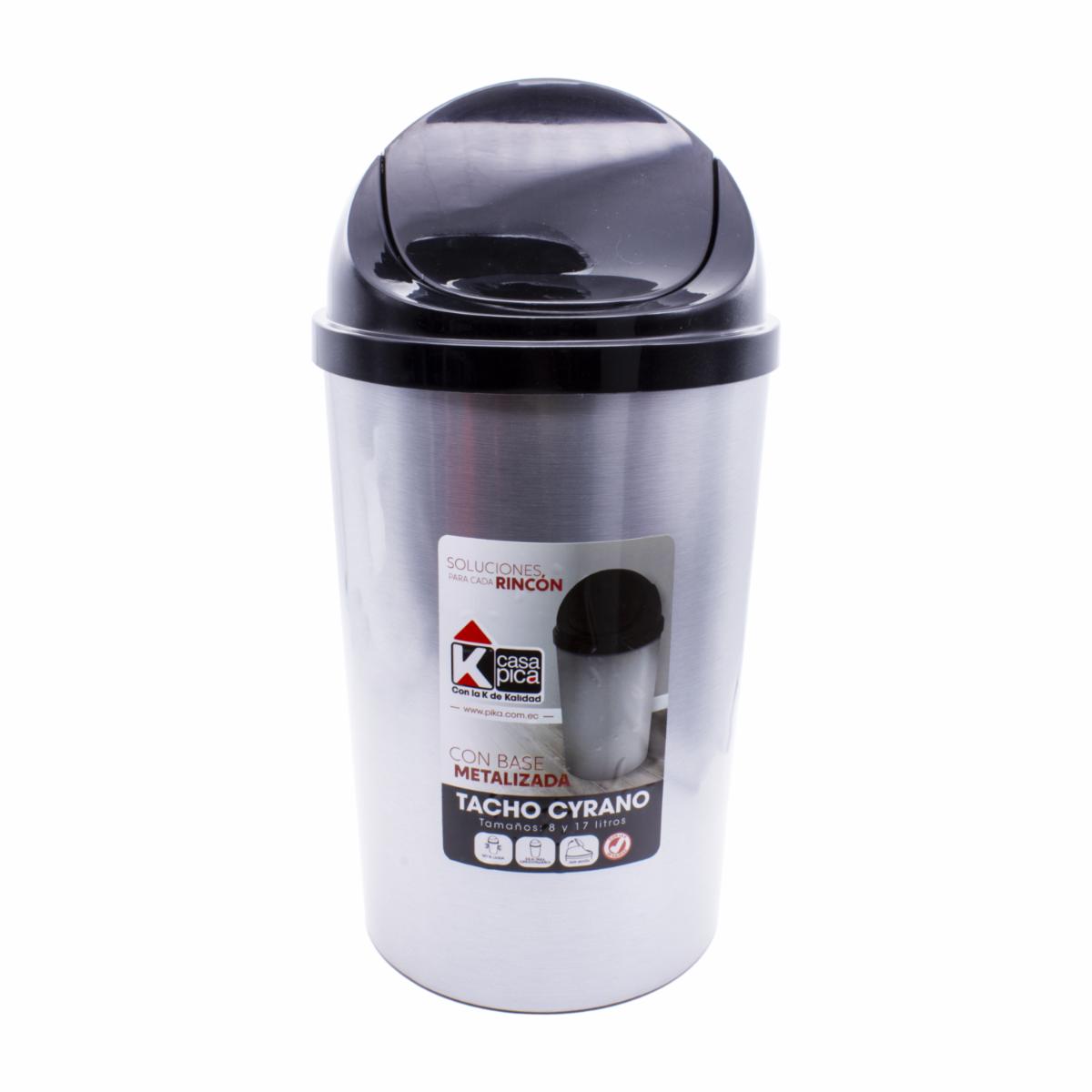 Tacho Cirano Plateado CASA PICA 8 L