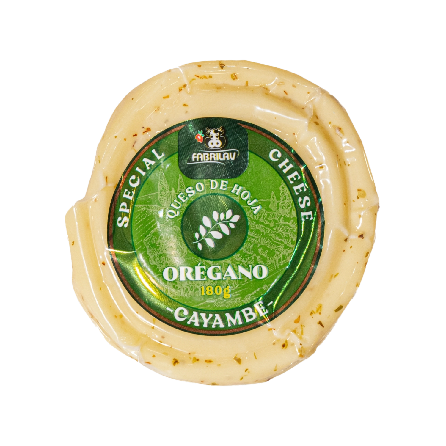 Queso De Hoja Con Orégano FABRILAV 180 G
