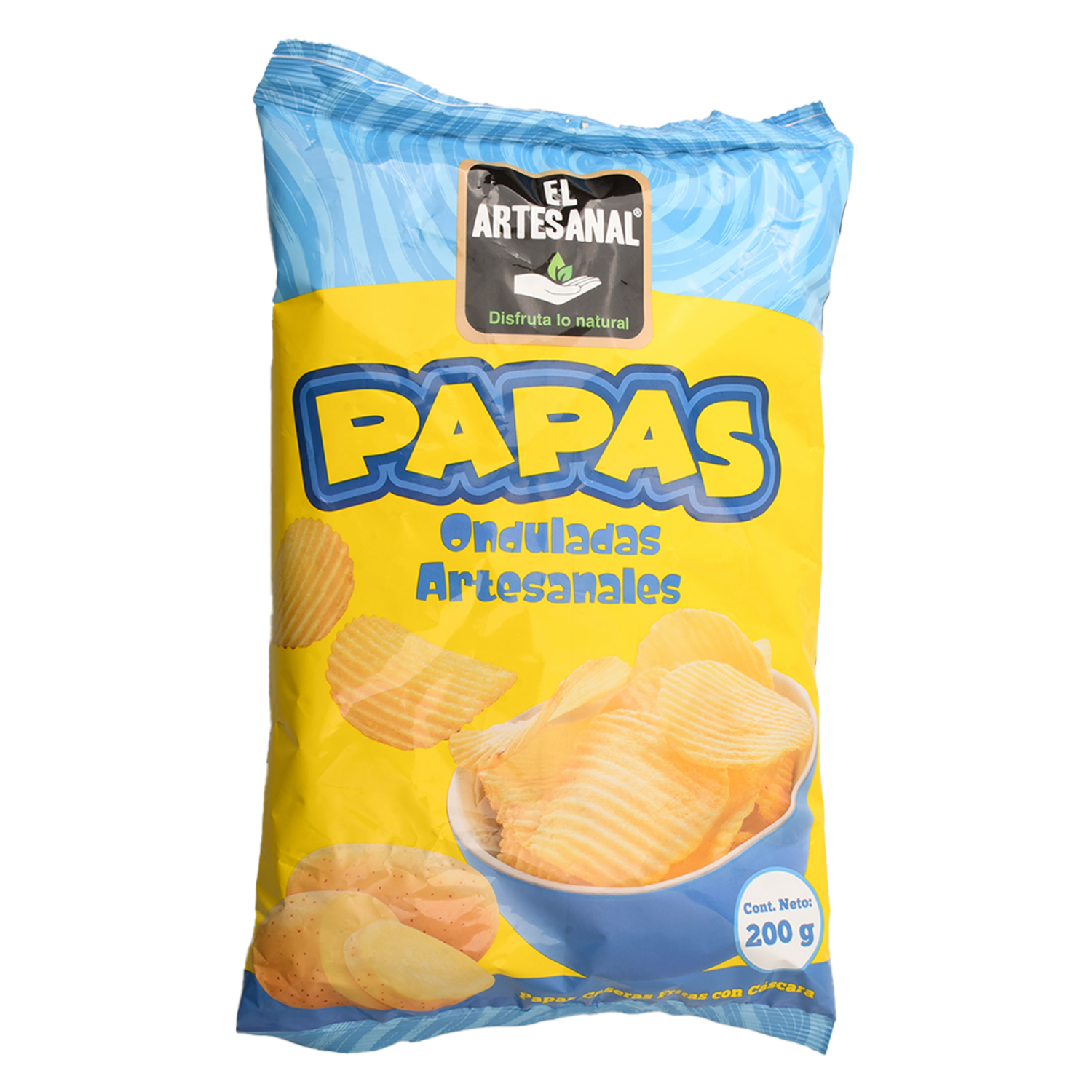 Papas Fritas Onduladas EL ARTESANAL 200 G