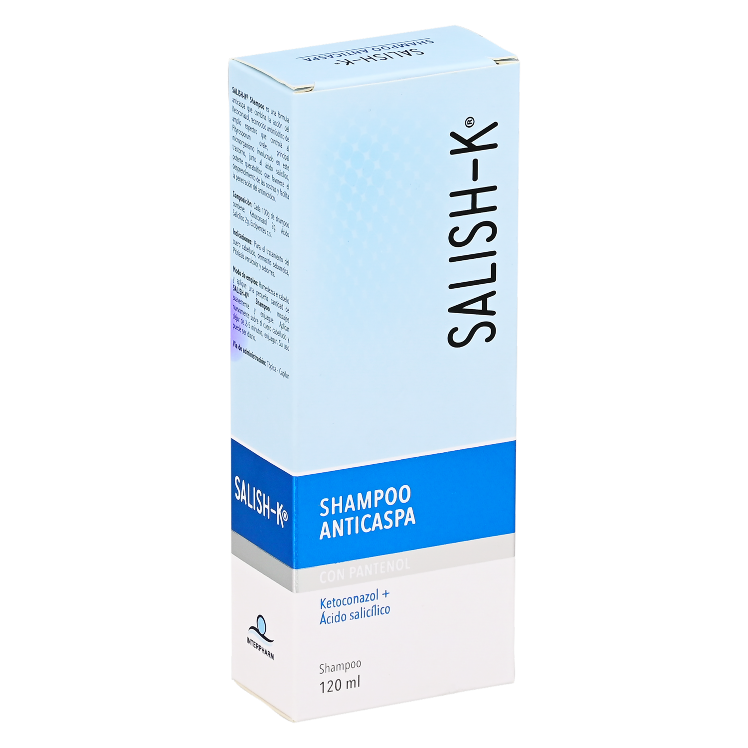 Shampoo De Cabello Anticaspa SALISH-K 120 Ml