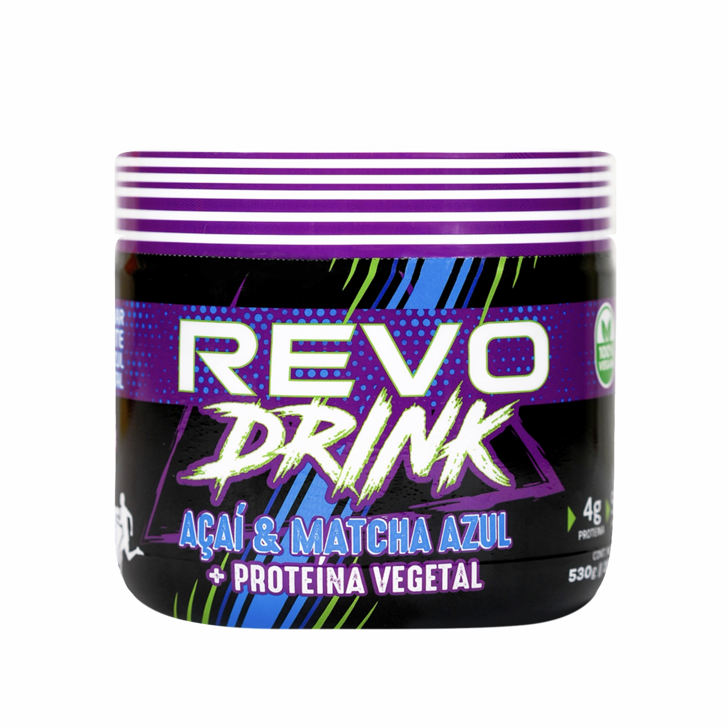 Bebida Hidratante En Polvo Sabor Acai Y Matcha REVO DRINK 530 G