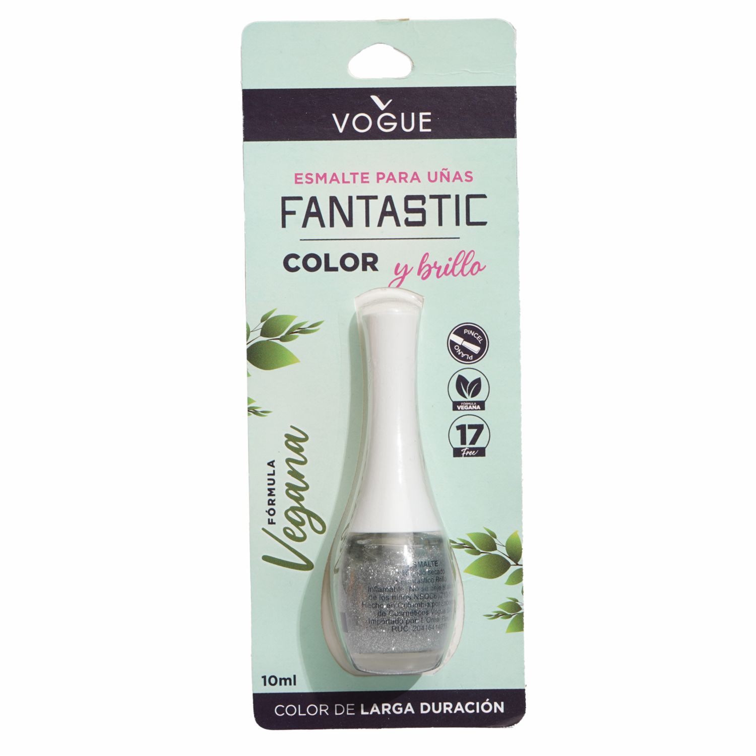 Esmalte De Uñas Fantastic Deco Plata 46 VOGUE 10 Ml