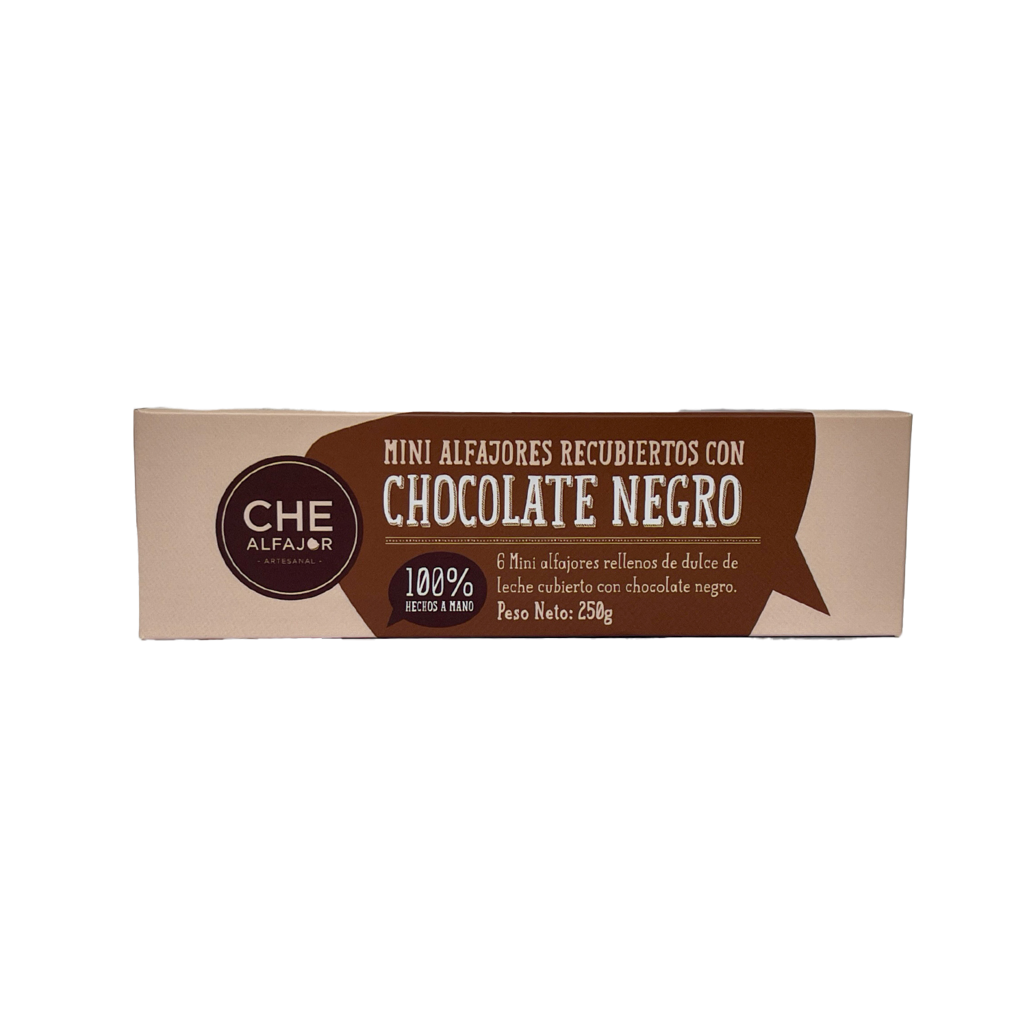 Mini Alfajores Chocolate Negro X 6 Uds CHE ALFAJOR 250 G