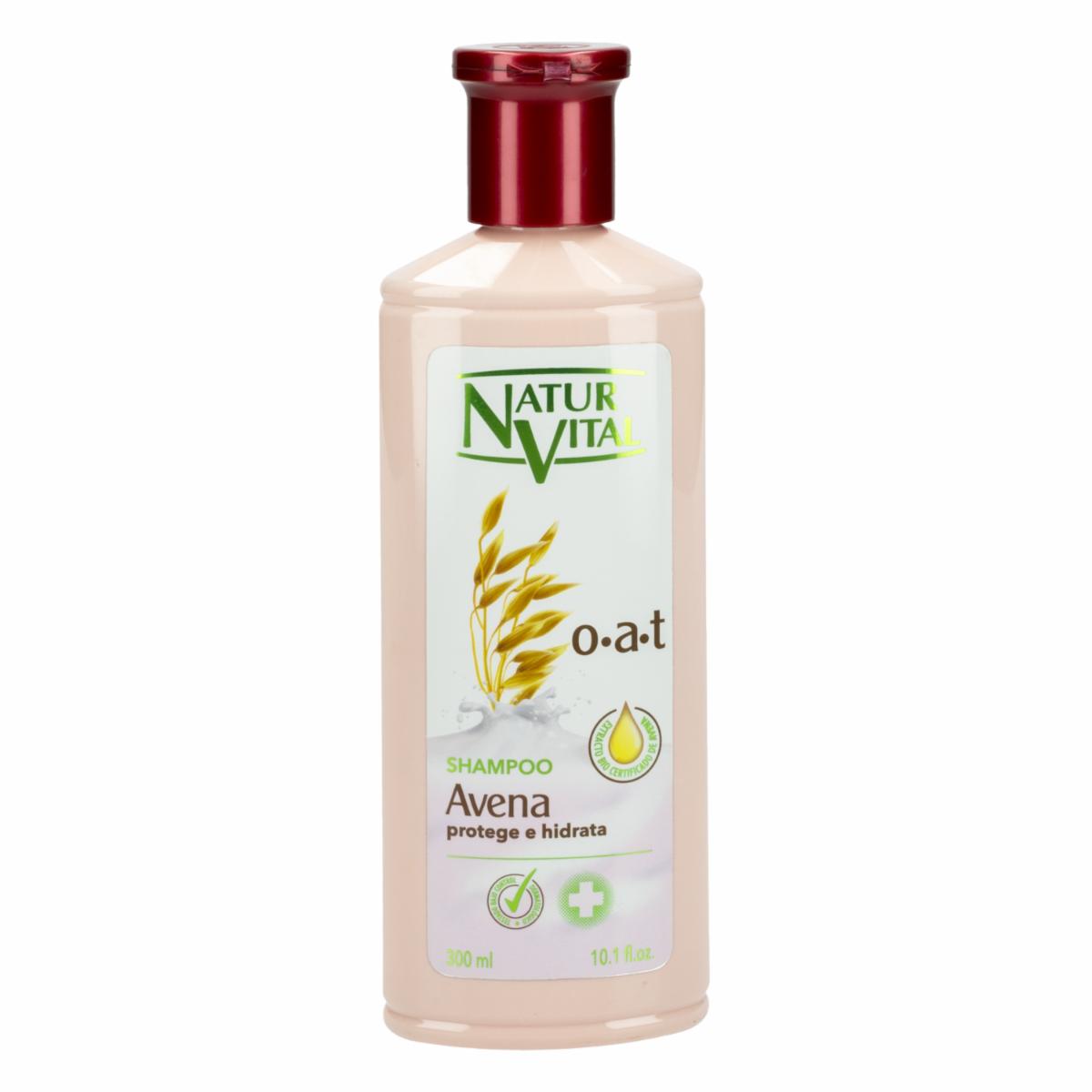 Shampoo De Cabello Avena NATURALEZA Y VIDA 300 Ml