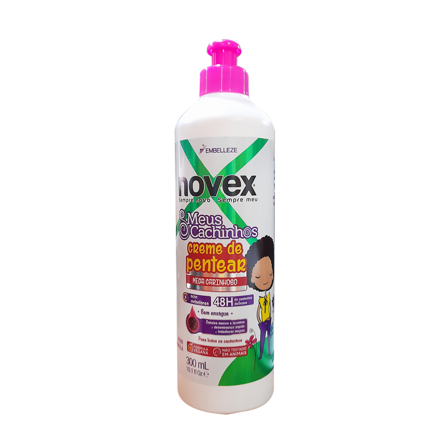 Crema Para Peinar Para Niños Meus Cachinhos Cabello Rizado NOVEX 300 Ml