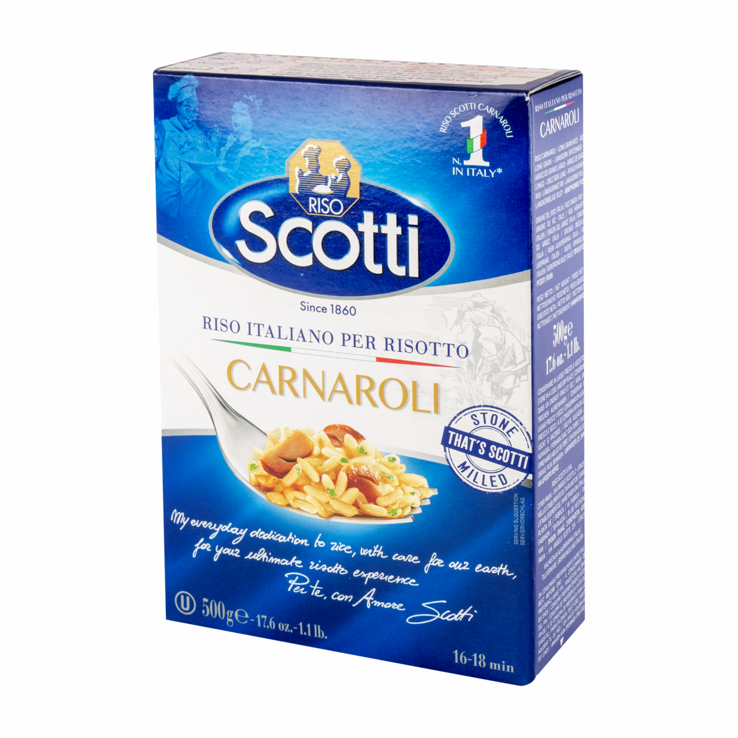 Arroz Carnaroli Risotto RISO SCOTTI Caja