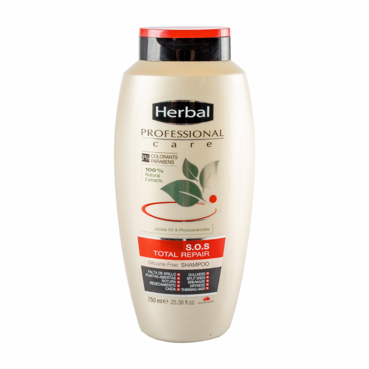 Shampoo De Cabello Reparación Total HERBAL 750 Ml