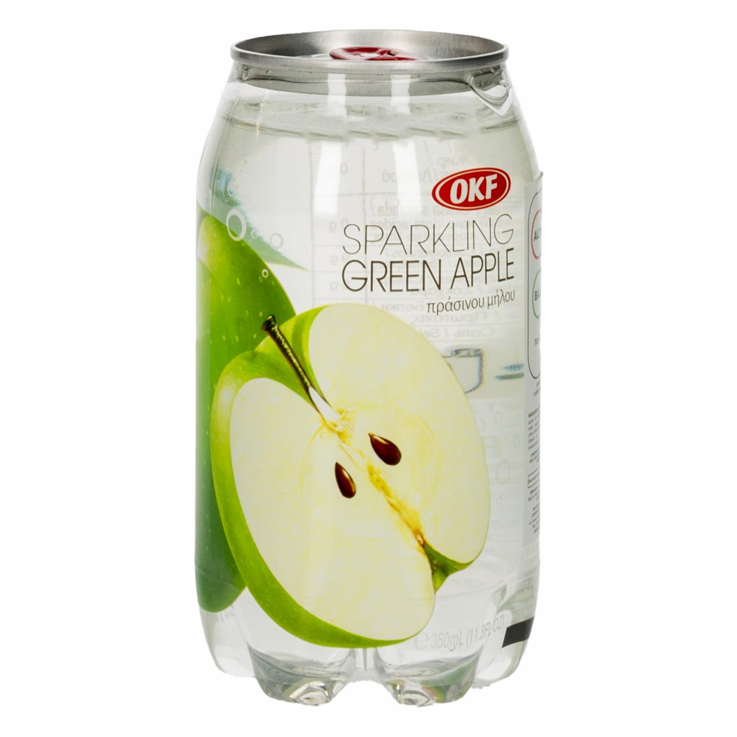 Bebida Carbonatada Sabor A Manzana Verde OKF 350 Ml