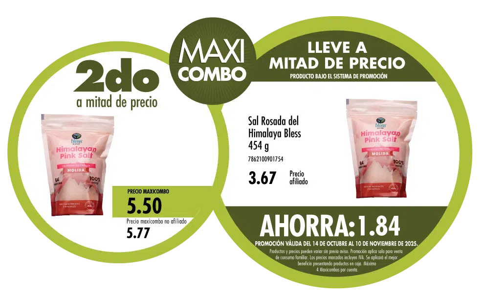 Maxicombo mitad de precio 1