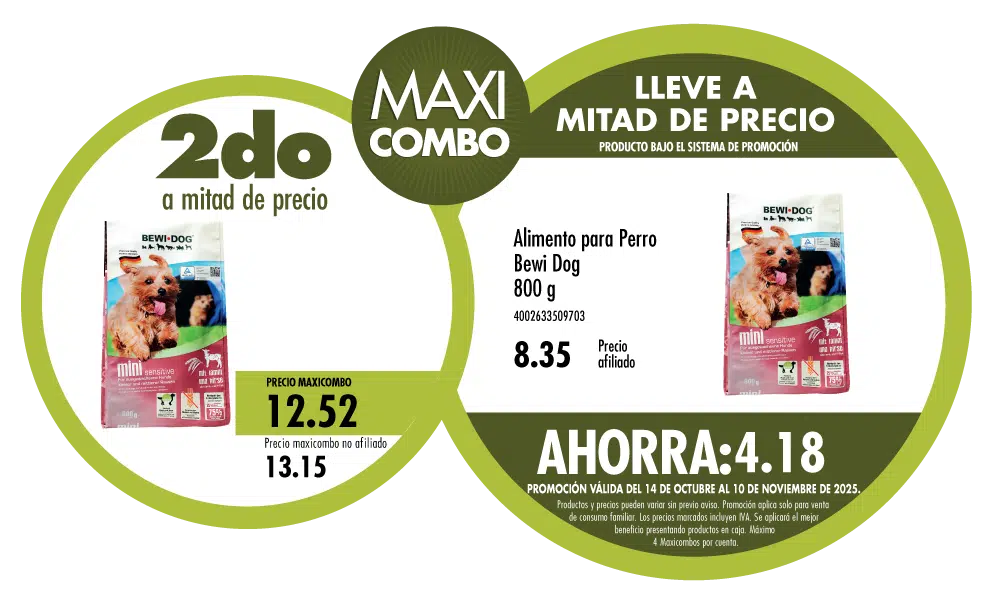Maxicombo mitad de precio 2