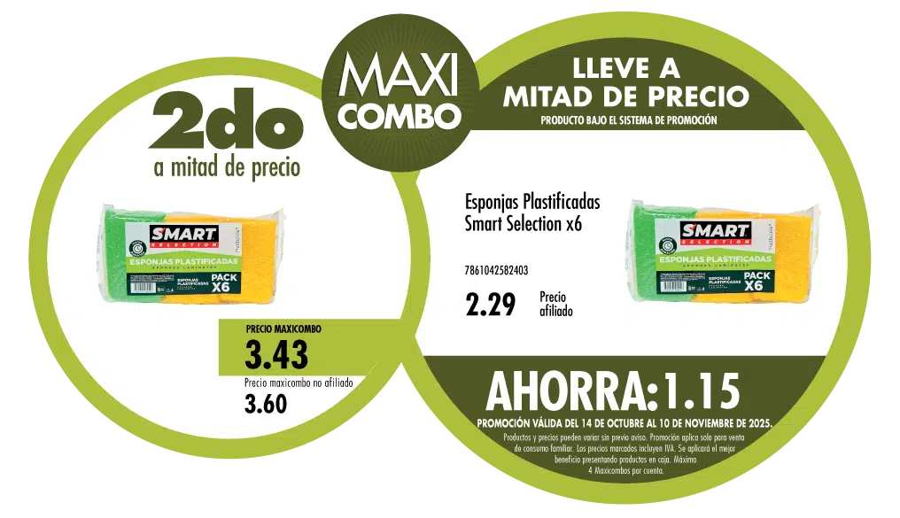 Maxicombo mitad de precio 24