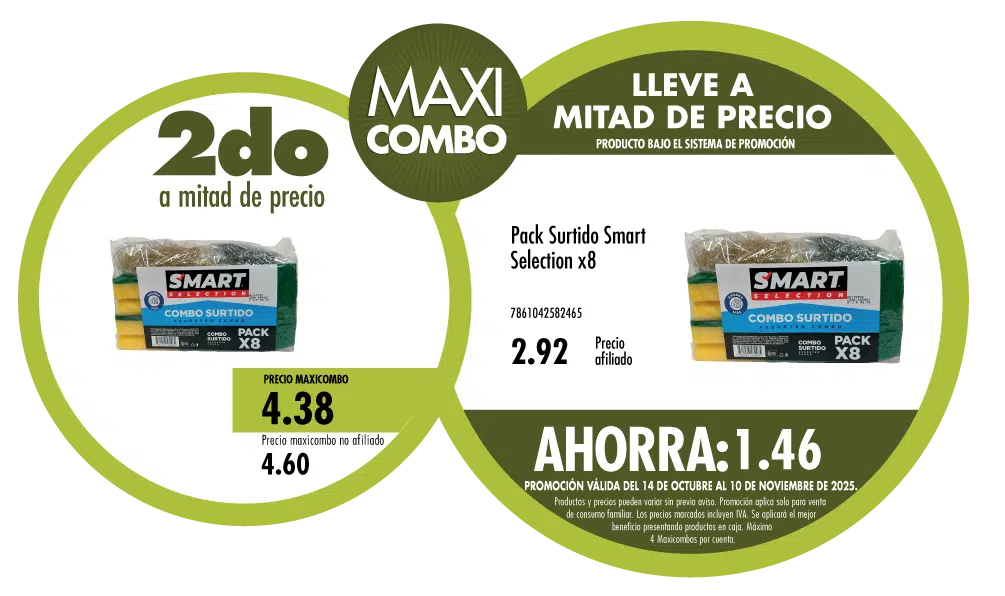 Maxicombo mitad de precio 29