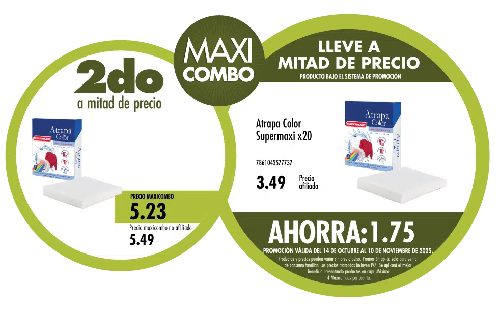 Maxicombo mitad de precio 38