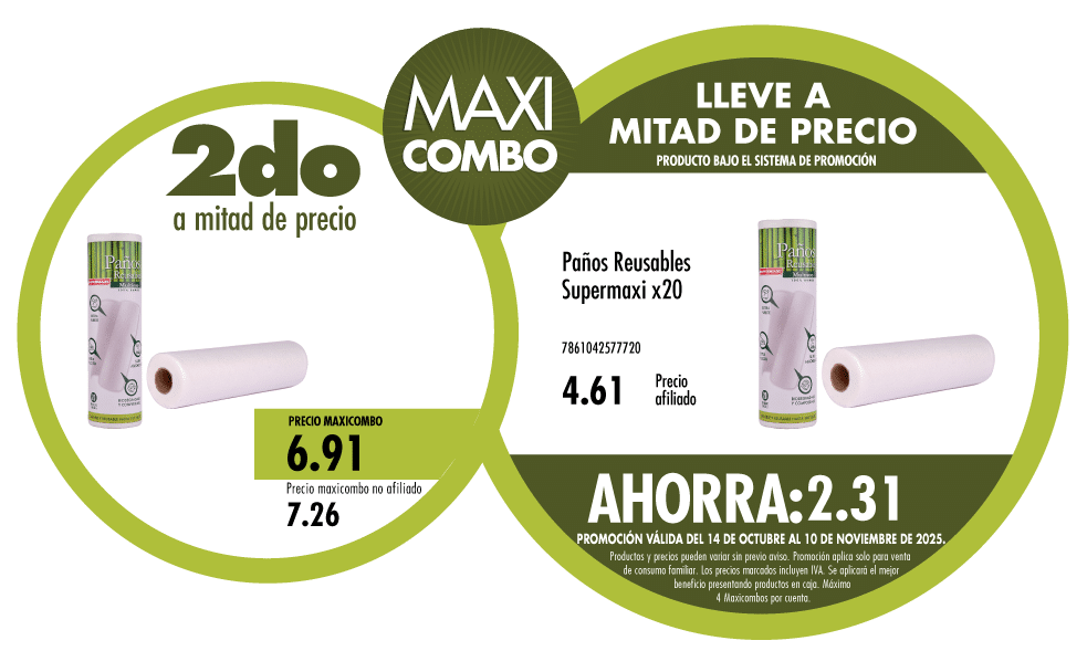 Maxicombo mitad de precio 48