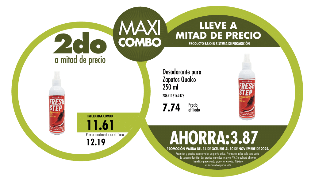 Maxicombo mitad de precio 55