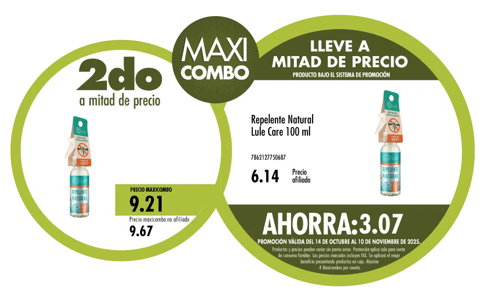 Maxicombo mitad de precio 71
