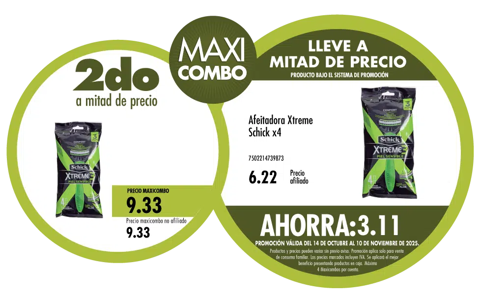 Maxicombo mitad de precio 77