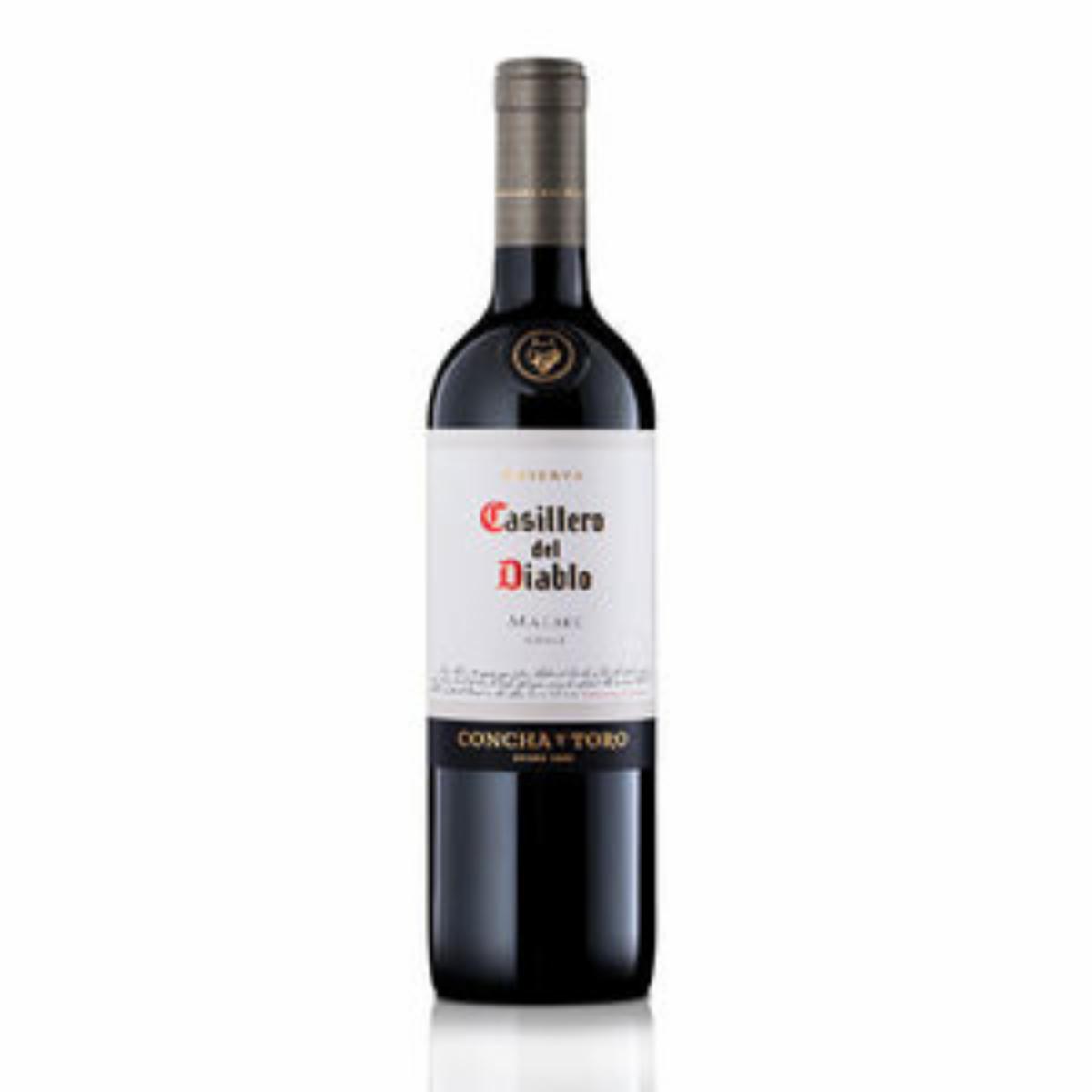 Vino Tinto Malbec CASILLERO DEL DIABLO 750 Ml