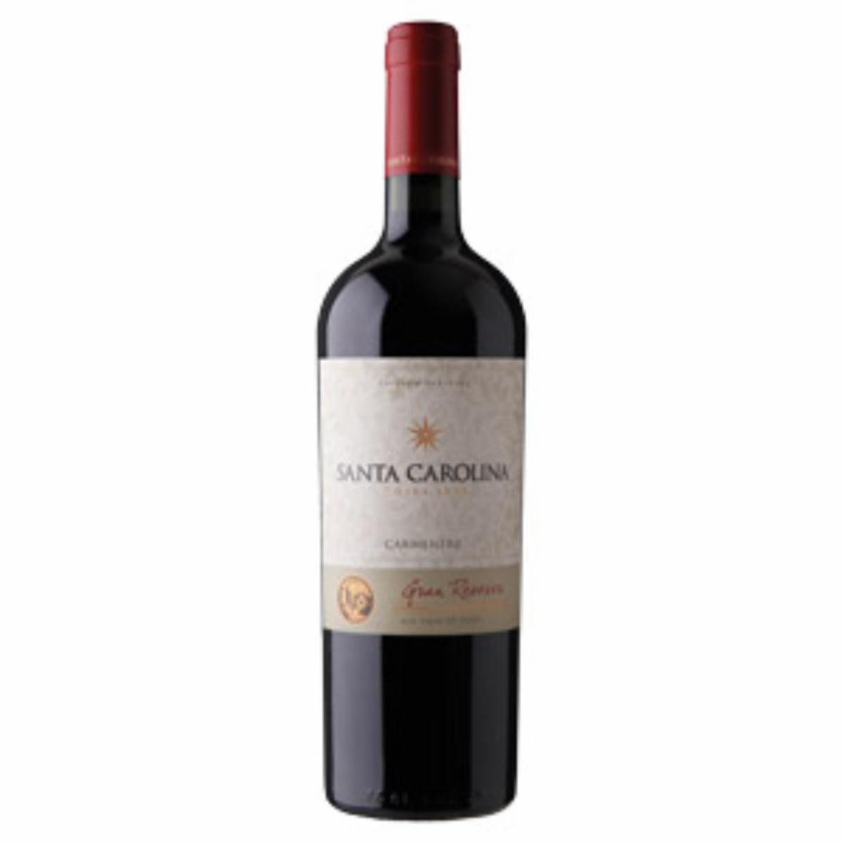 Vino Tinto Gran Reserva Carmenere Sta.carolina 750 Ml