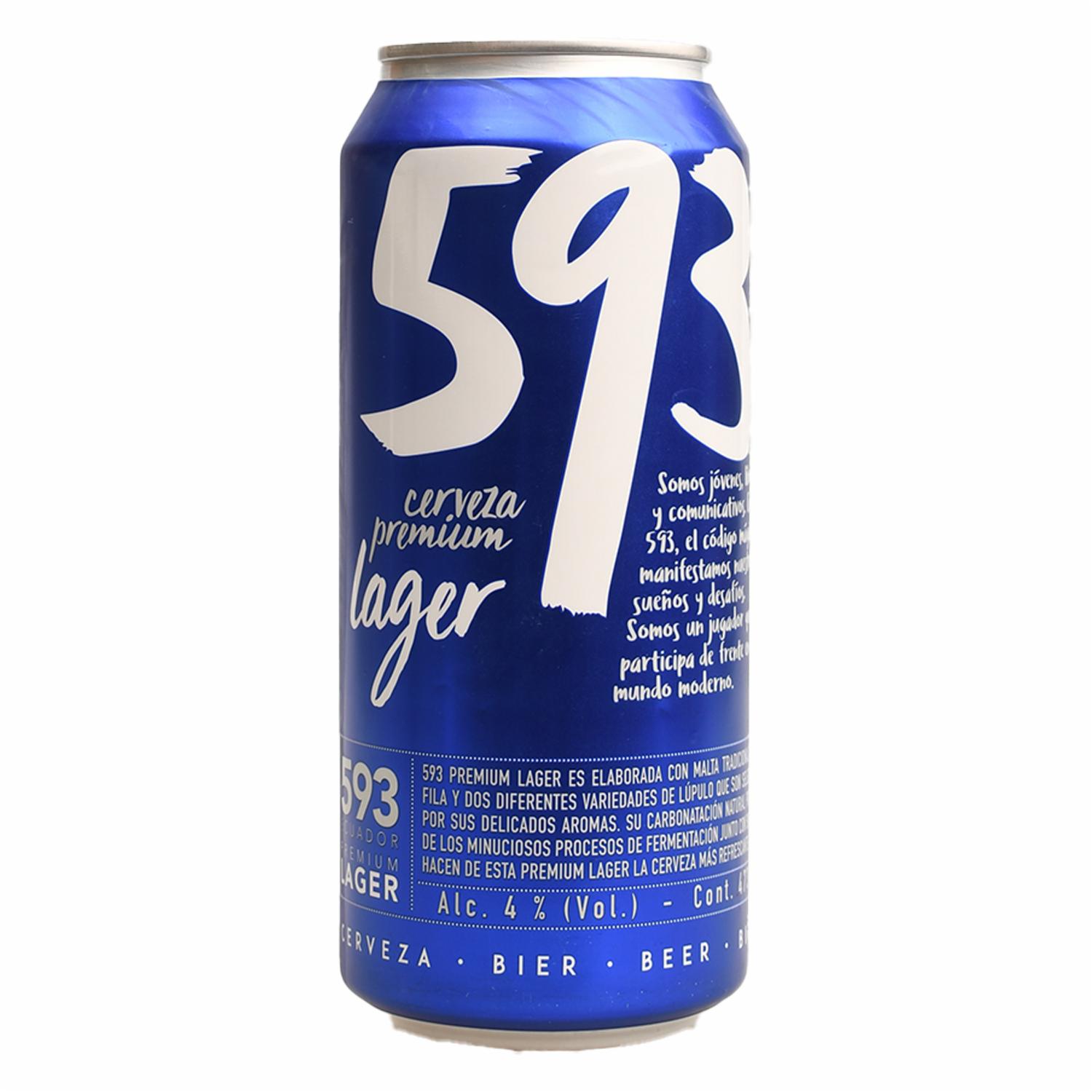 Cerveza Premium Lager 593 473 Ml