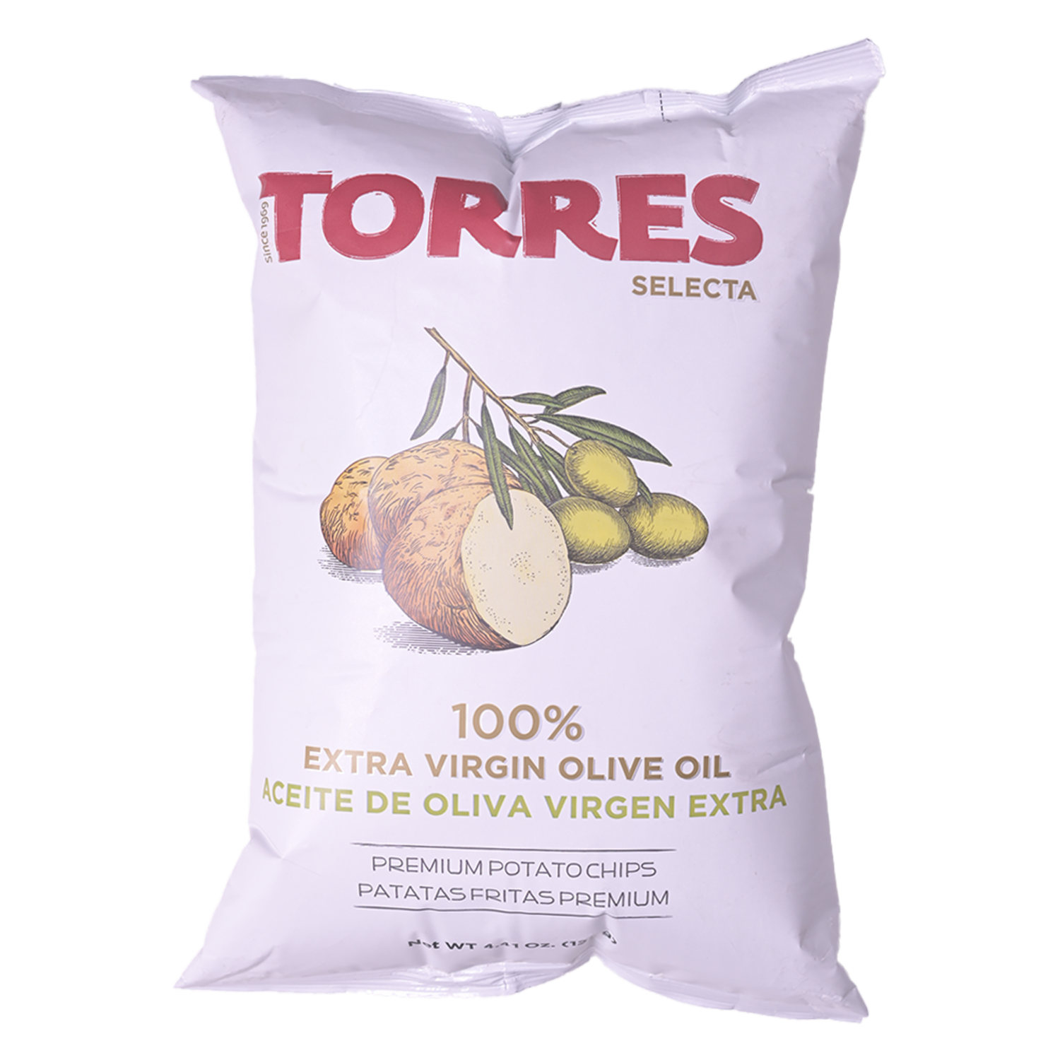Papas Fritas Premium Aceite De Oliva Extra Virgen TORRES 125 G