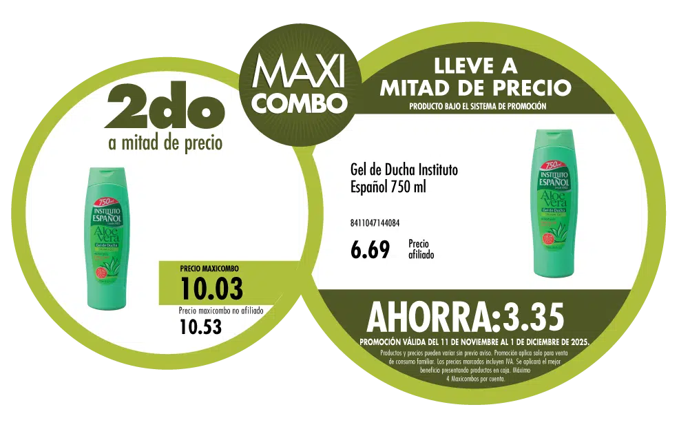 Maxicombo mitad de precio 23